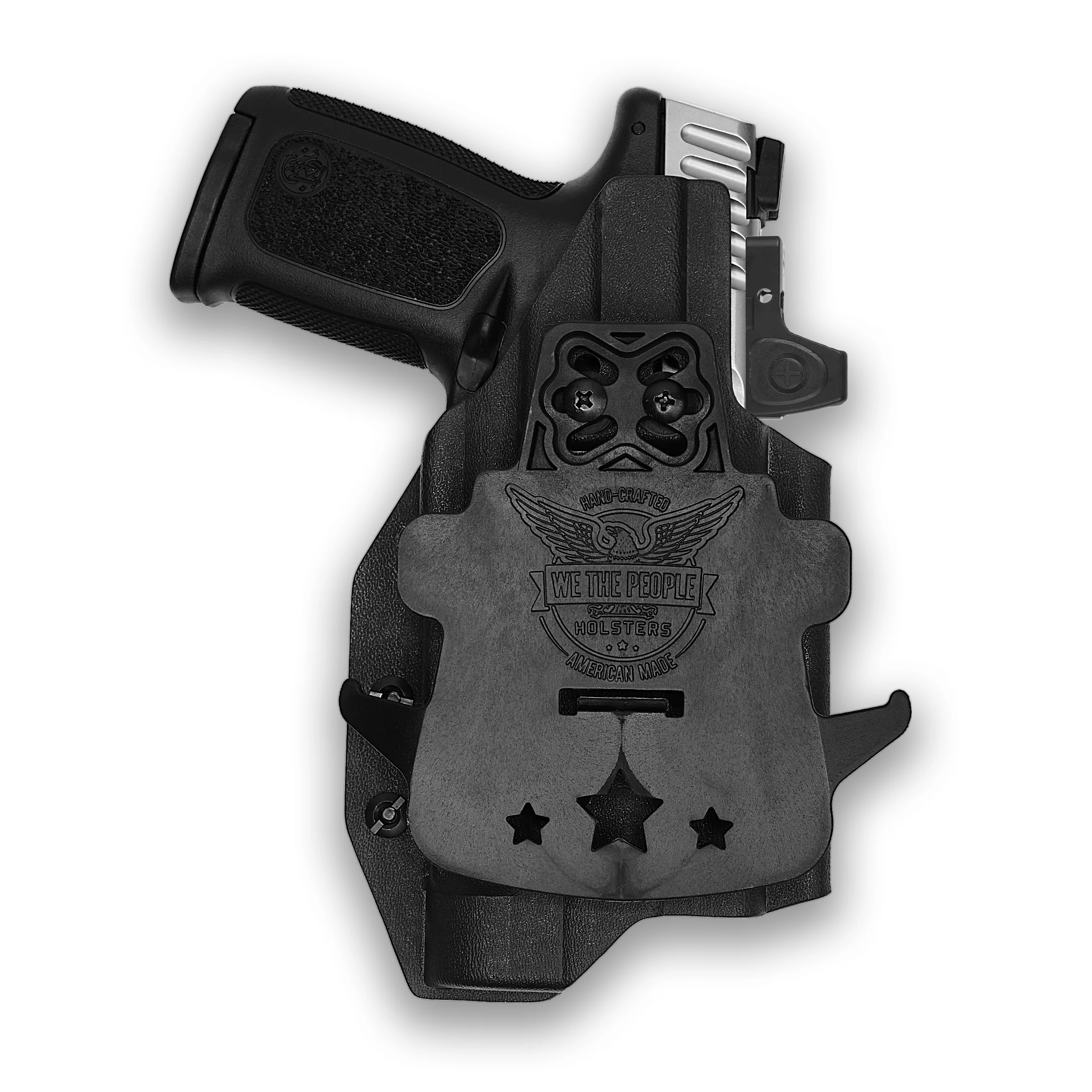 Smith & Wesson SD9 2.0 with Streamlight TLR-1/1S/HL Light Red Dot Optic Cut OWB Holster - Image 4