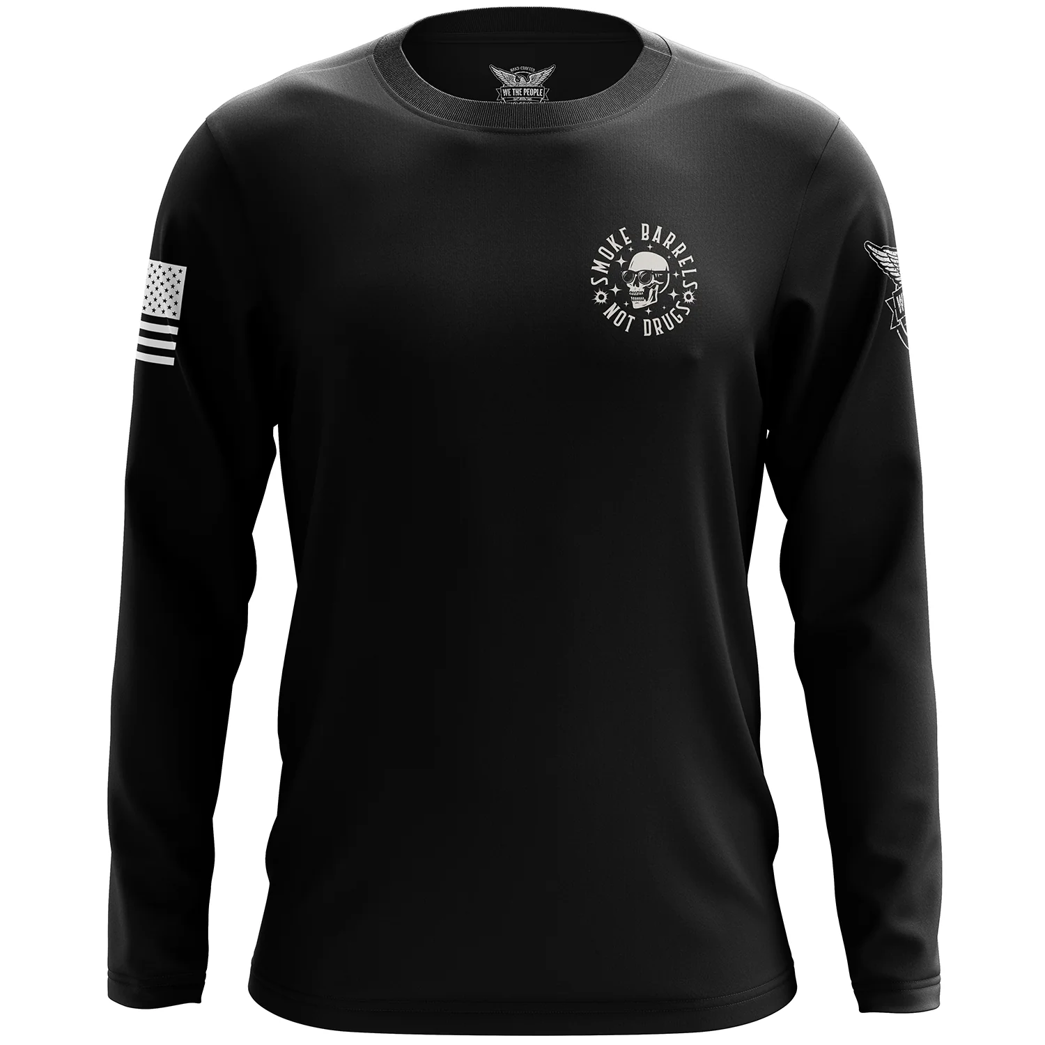 Smoke Barrels Not Drugs Long Sleeve Shirt - Image 2