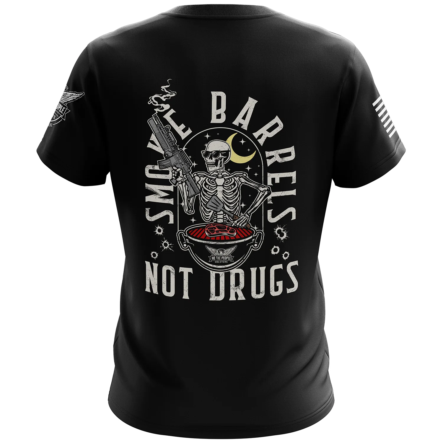 Smoke Barrels Not Drugs Short Sleeve Shirt - Image 3