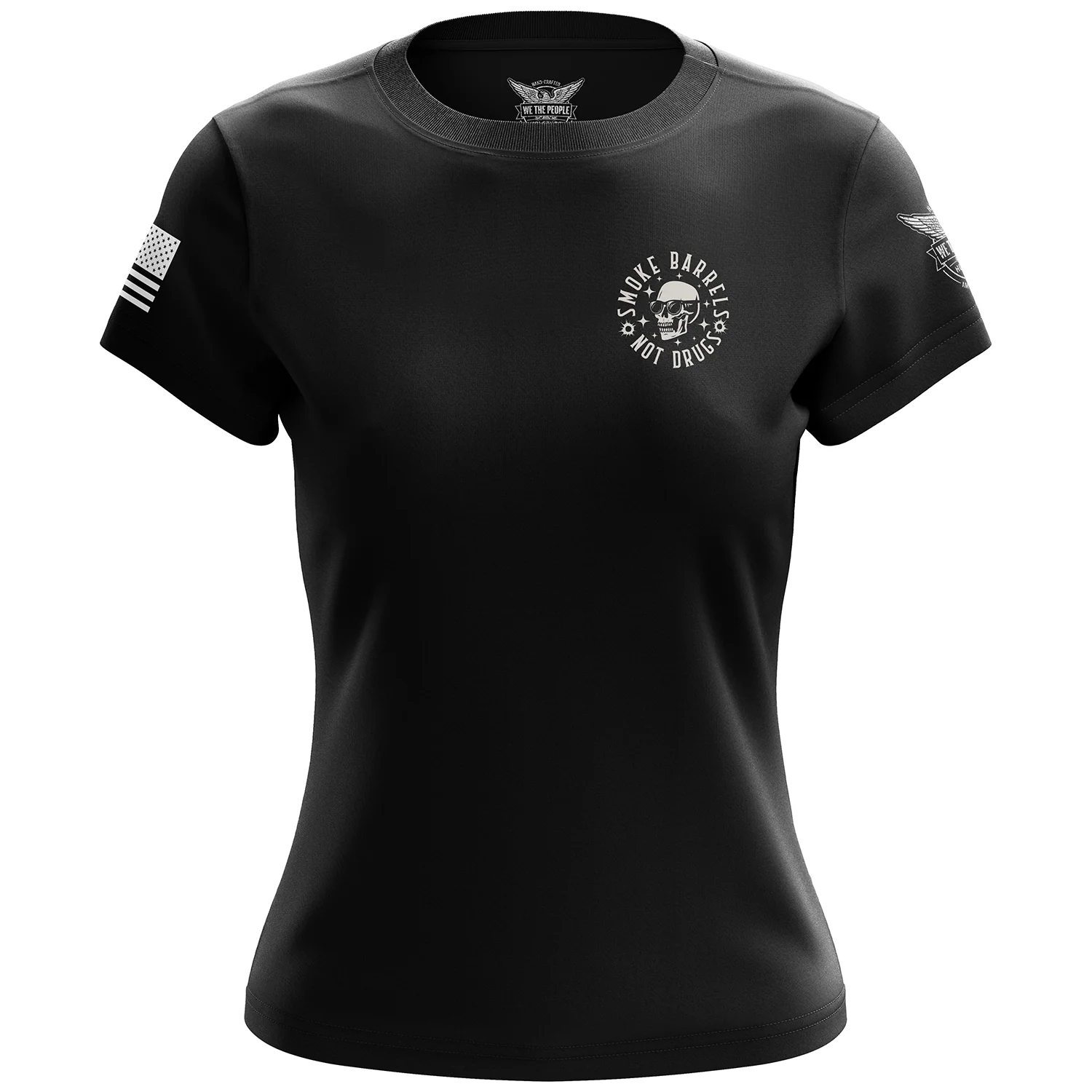 Smoke Barrels Not Drugs Women's Short Sleeve Shirt - Image 2