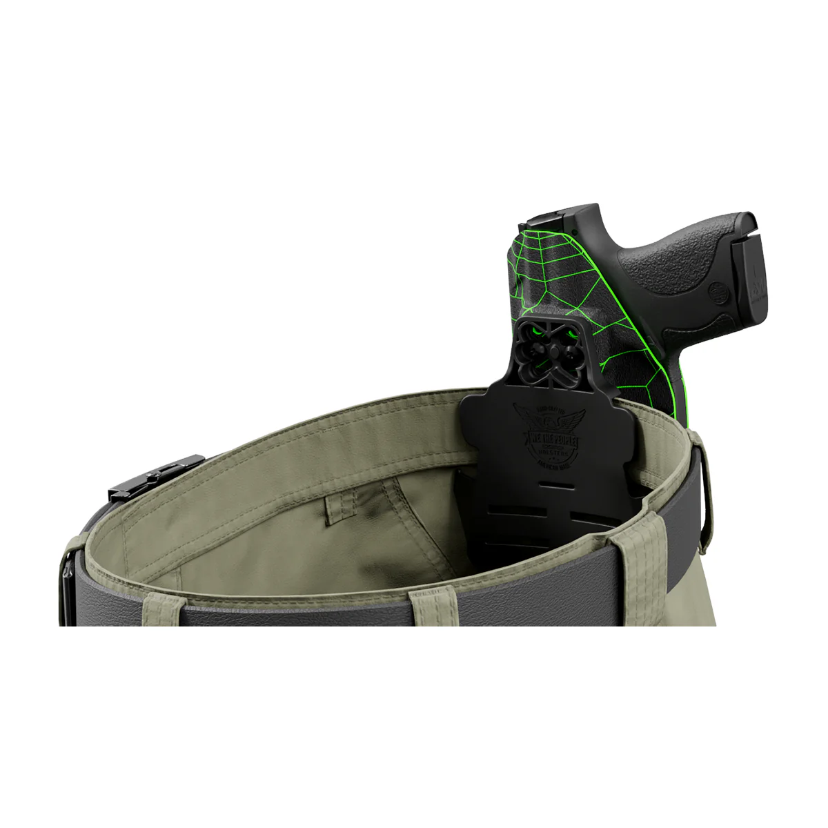 Spiderweb Custom Printed Holster - OWB Kydex Holster - Image 7