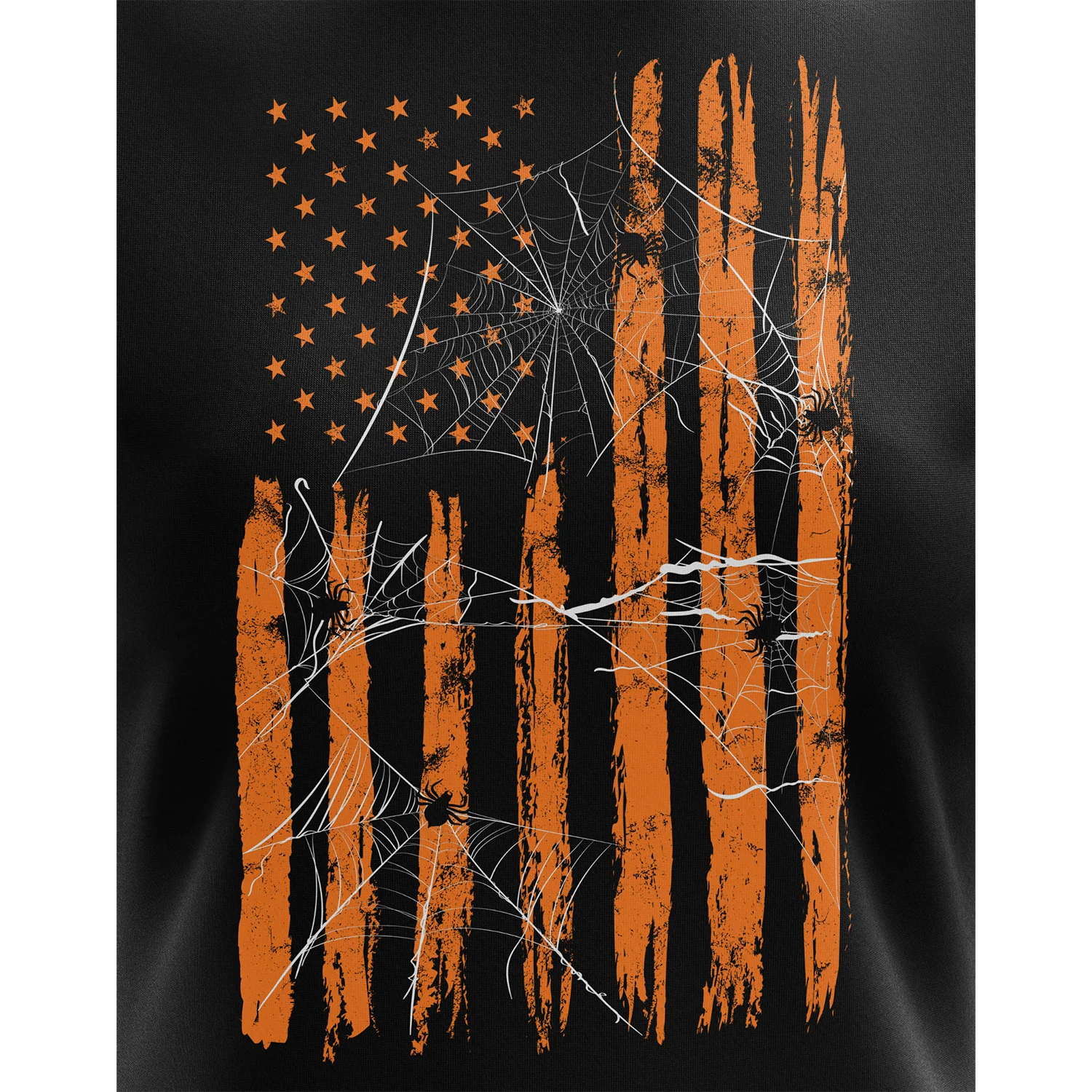 Spooky US Flag Women's Short Sleeve Shirt - Image 3