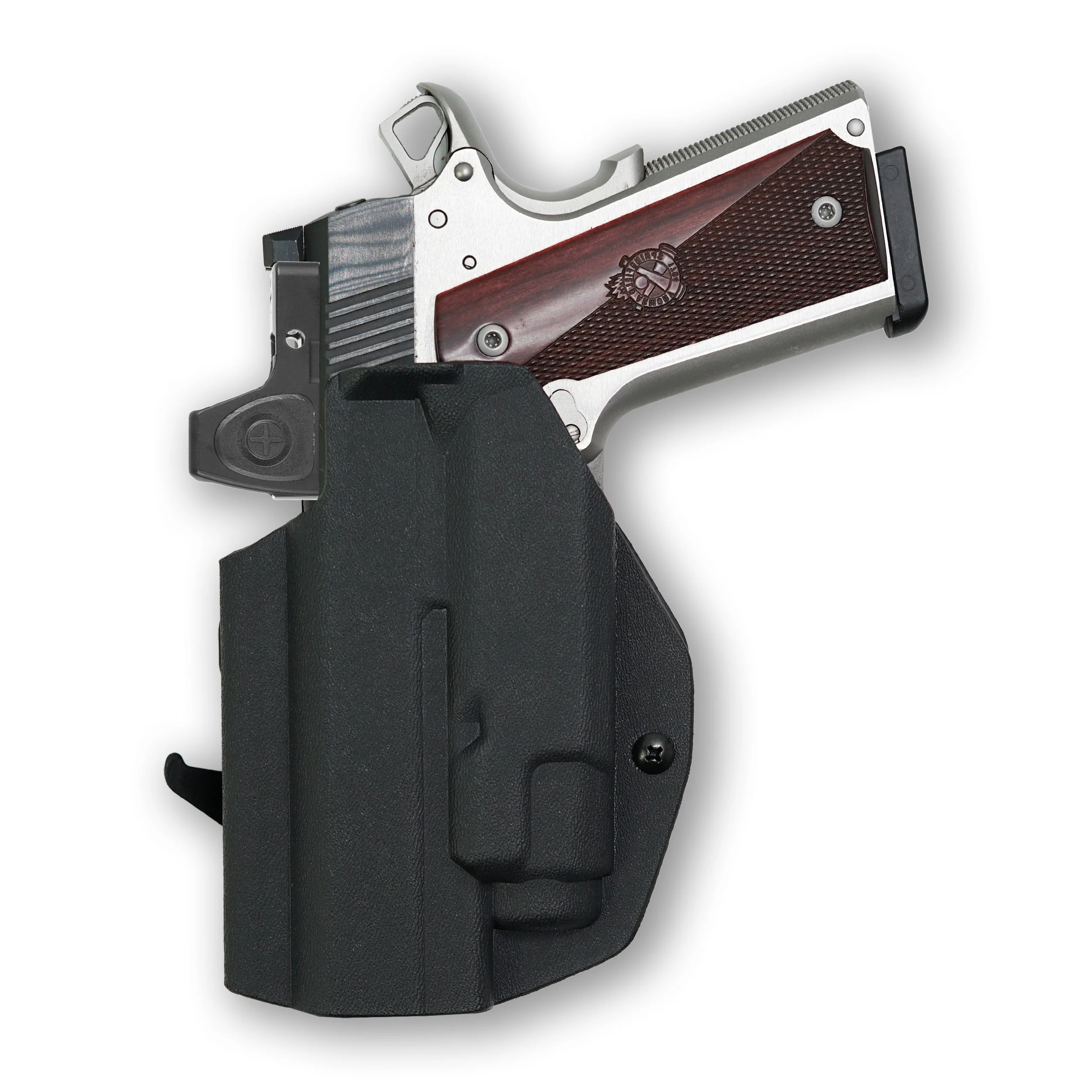 Springfield 1911 4" 45ACP with Streamlight TLR-7/7A/7X Light Red Dot Optic Cut OWB Holster - Image 3