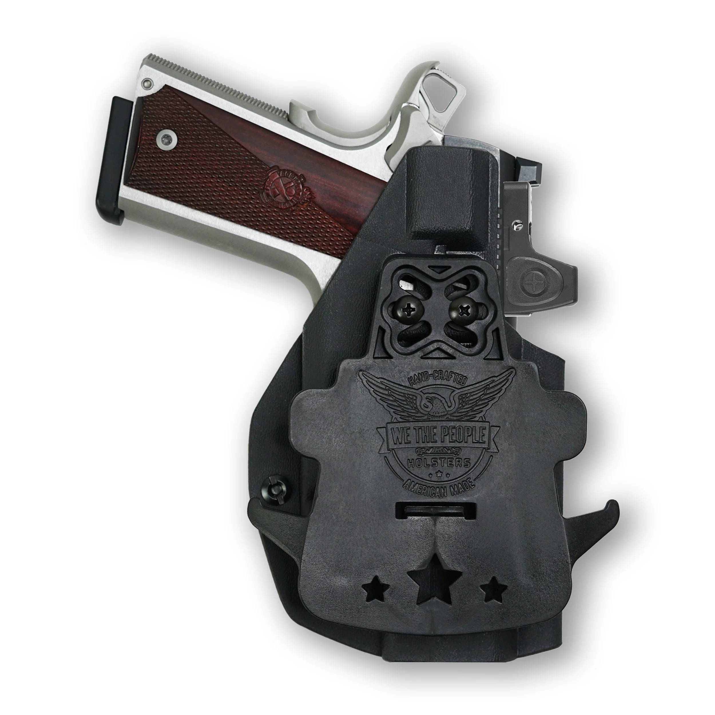 Springfield 1911 4" 45ACP with Streamlight TLR-7/7A/7X Light Red Dot Optic Cut OWB Holster - Image 4