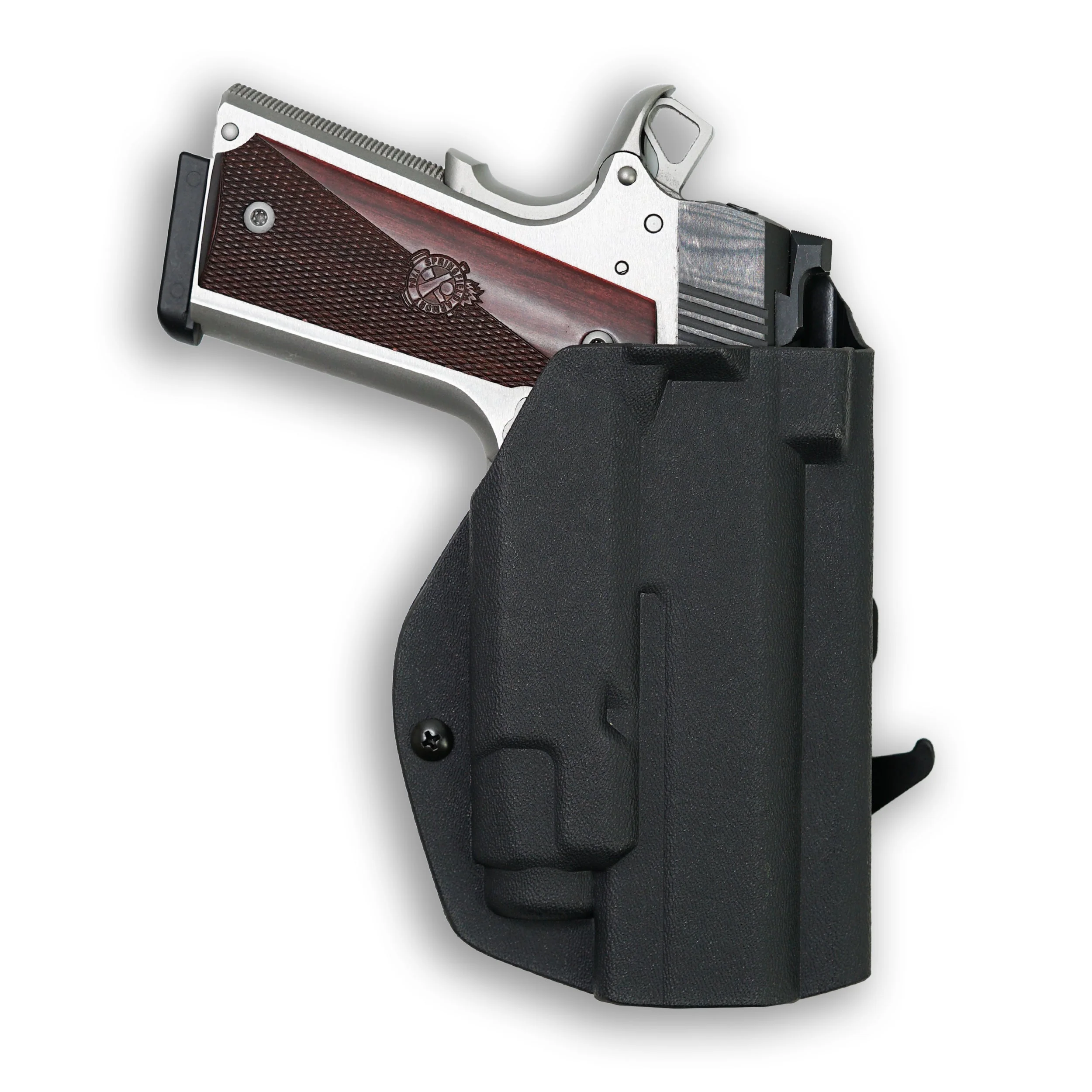 Springfield 1911 4" 45ACP with Streamlight TLR-7/7A/7X Light OWB Holster