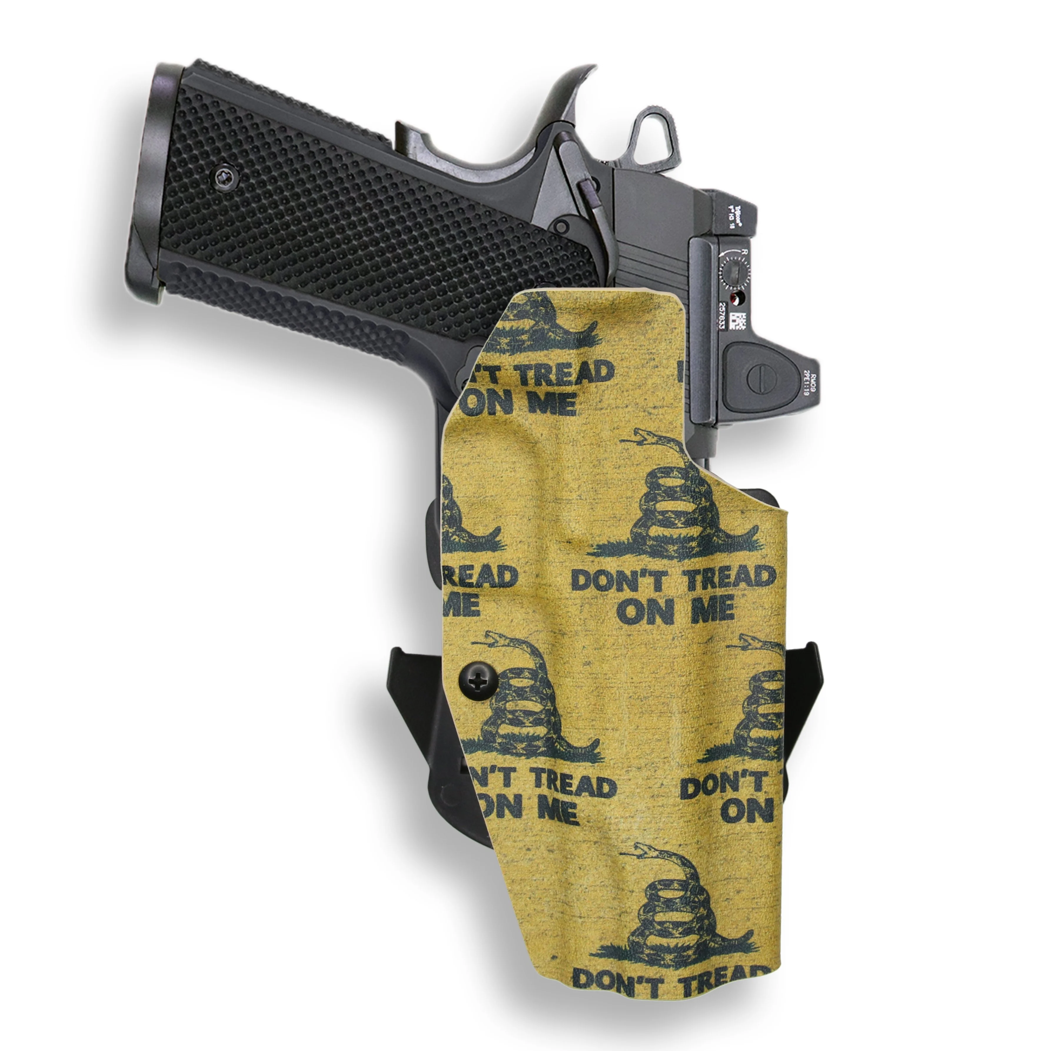 Springfield 1911 5" 45ACP No Rail Only Red Dot Optic Cut OWB Holster - Image 29