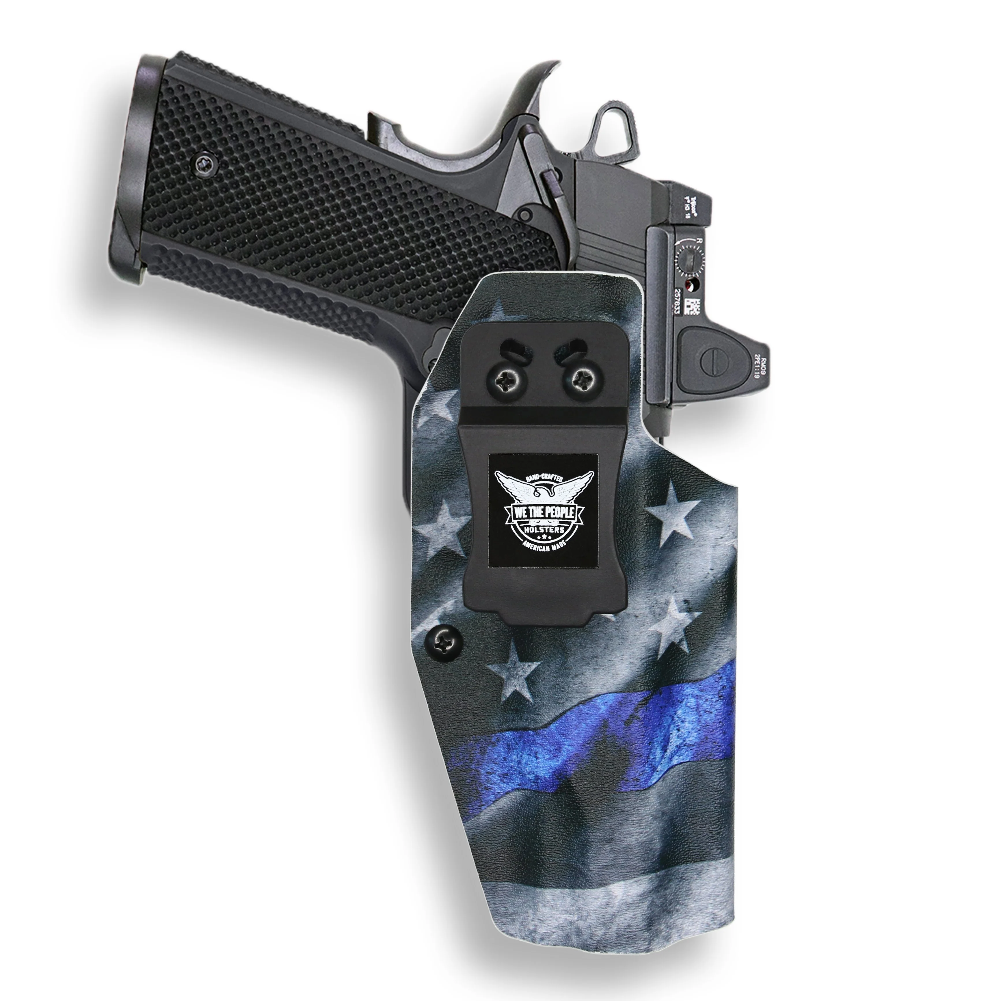Springfield 1911 5" 45ACP No Rail Only Red Dot Optic Cut IWB Holster - Image 13