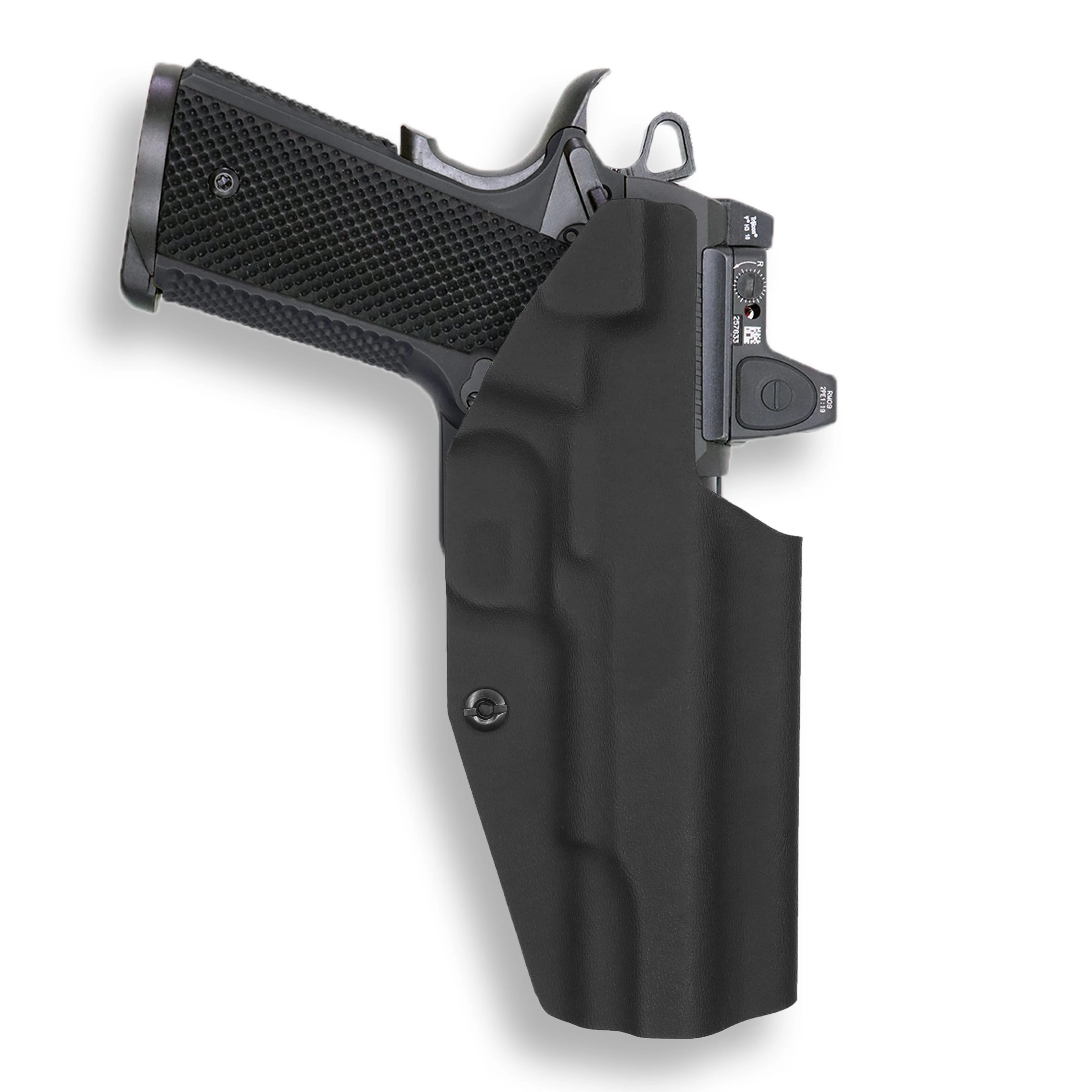 Springfield 1911 5" 45ACP No Rail Only Red Dot Optic Cut IWB Holster - Image 4