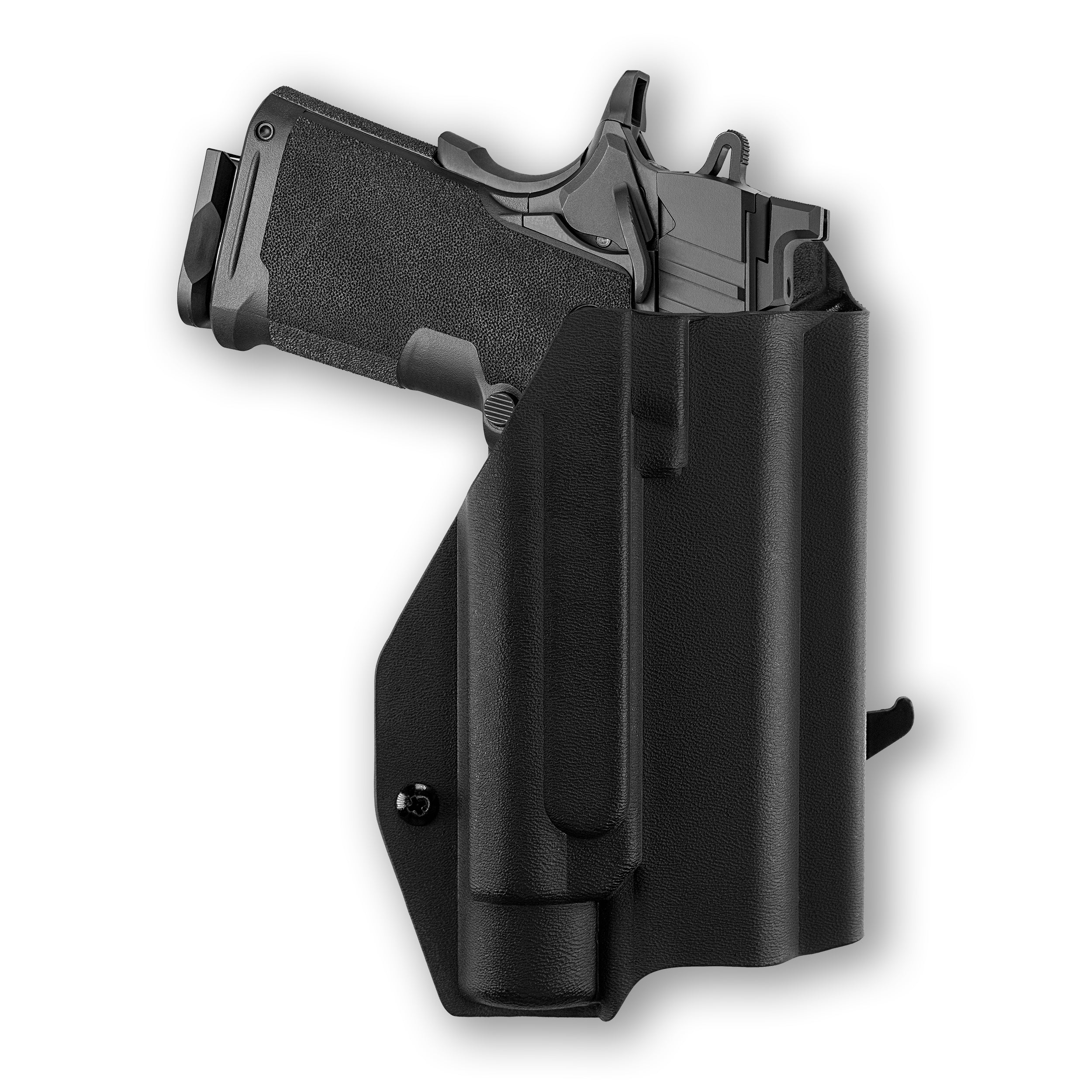 Springfield 1911 DS Prodigy AOS 4.25" with Streamlight TLR-1/1S/HL Light OWB Holster