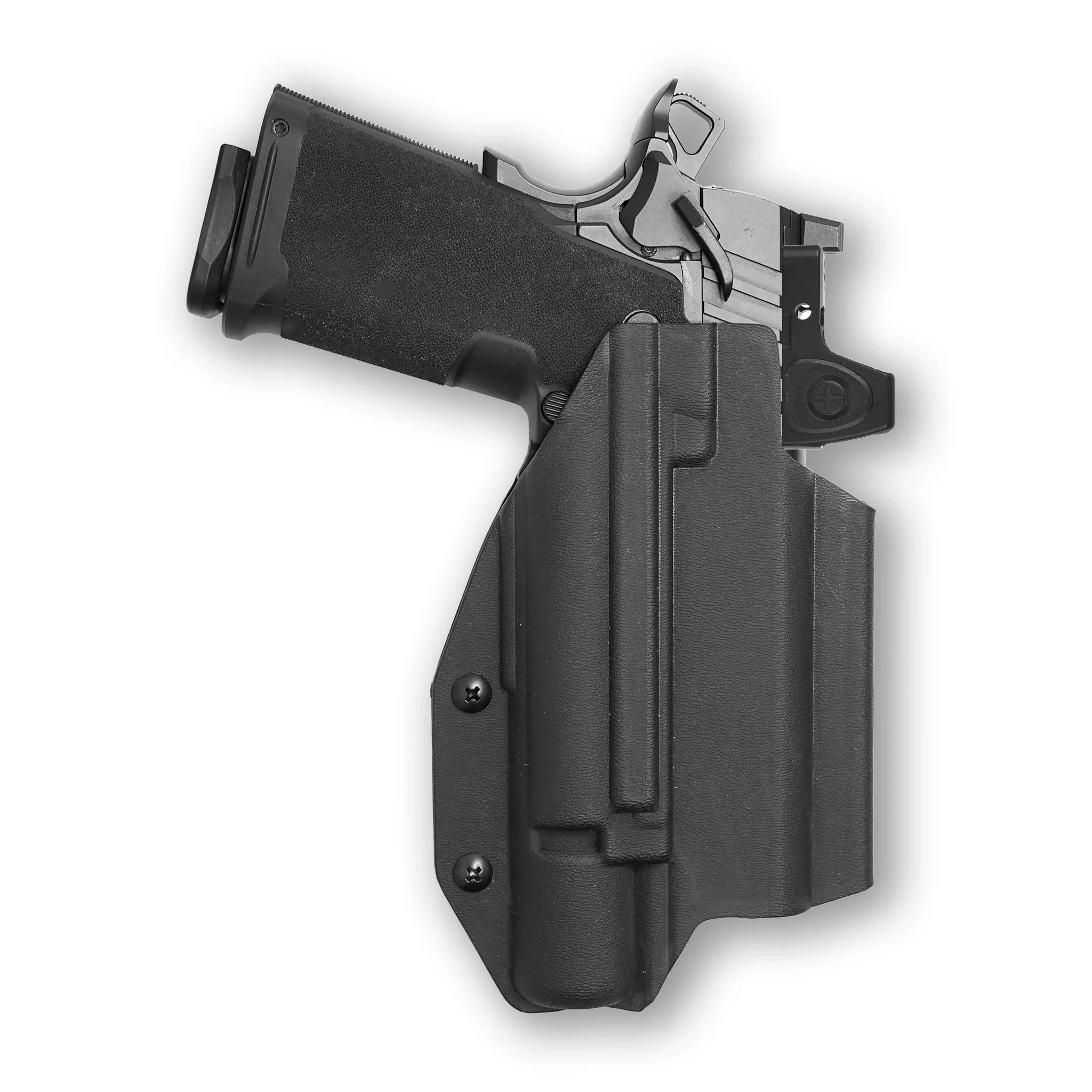 Springfield 1911 DS Prodigy AOS 4.25" with Surefire X300U-A Light Red Dot Optic Cut OWB Holster