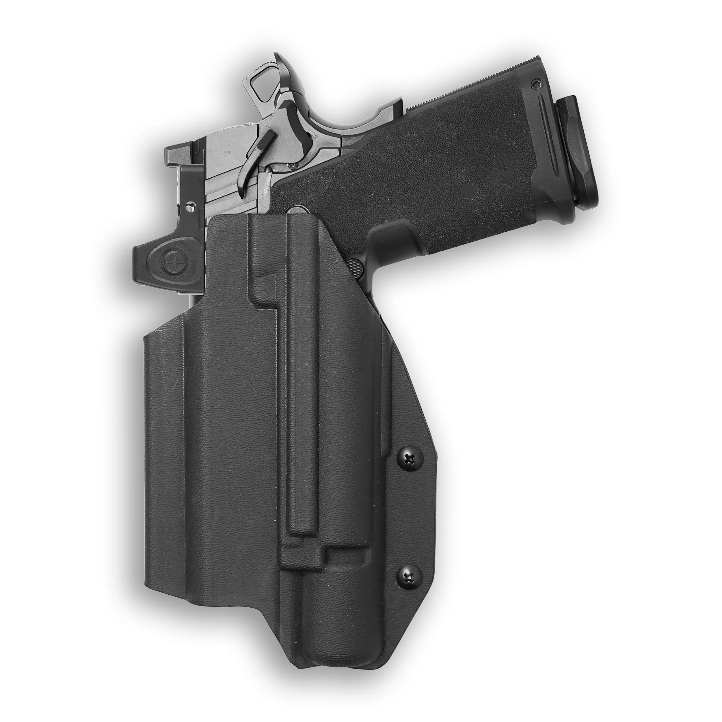 Springfield 1911 DS Prodigy AOS 4.25" with Surefire X300U-A Light Red Dot Optic Cut OWB Holster - Image 3