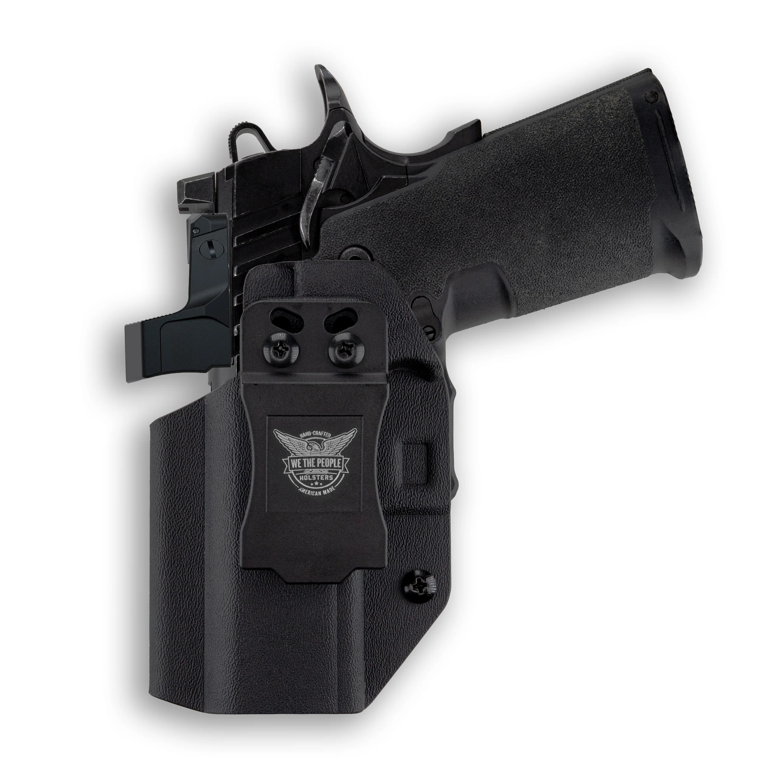 Springfield 1911 DS Prodigy Comp AOS 3.5" Red Dot Optic Cut IWB Holster - Image 3