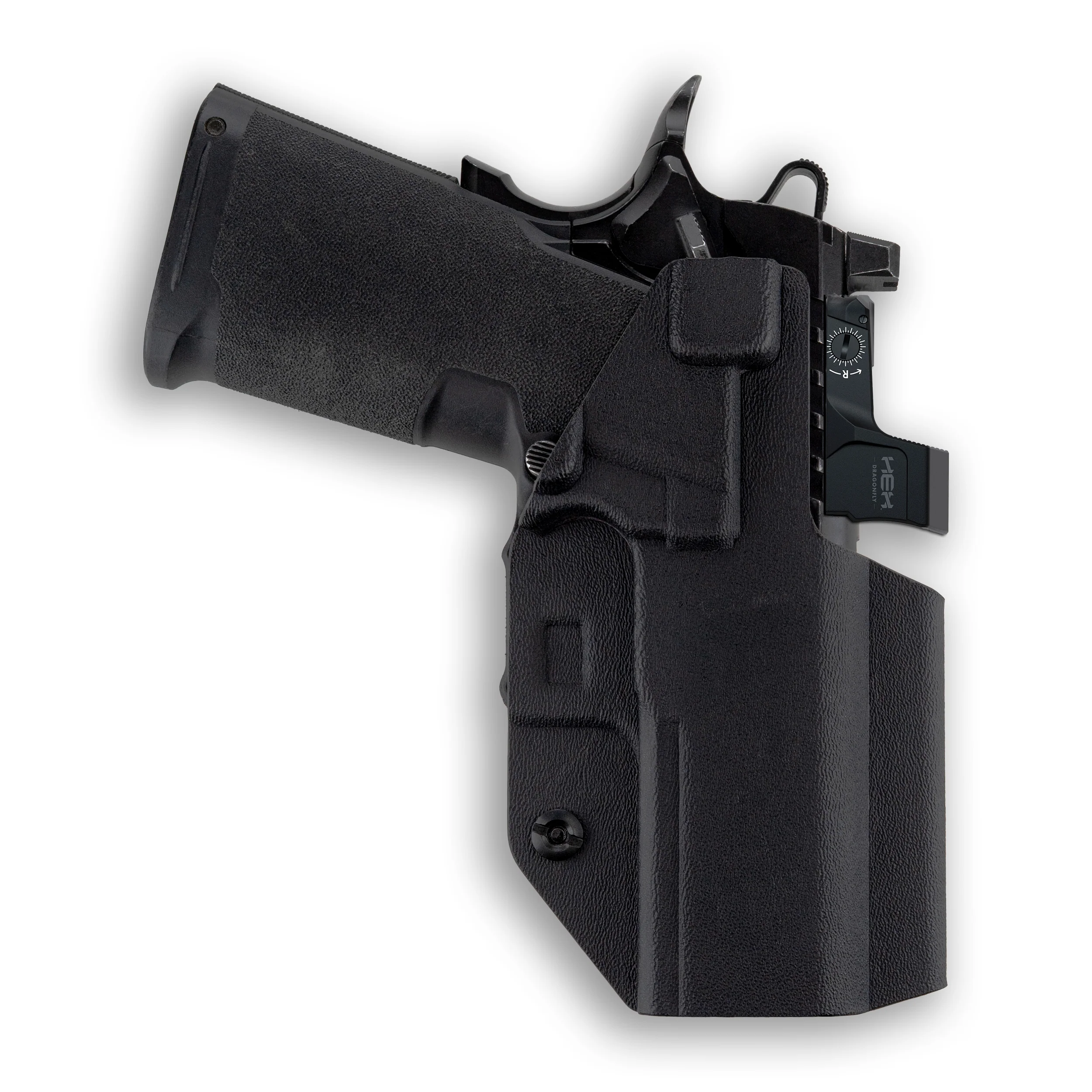 Springfield 1911 DS Prodigy Comp AOS 3.5" Red Dot Optic Cut IWB Holster - Image 4