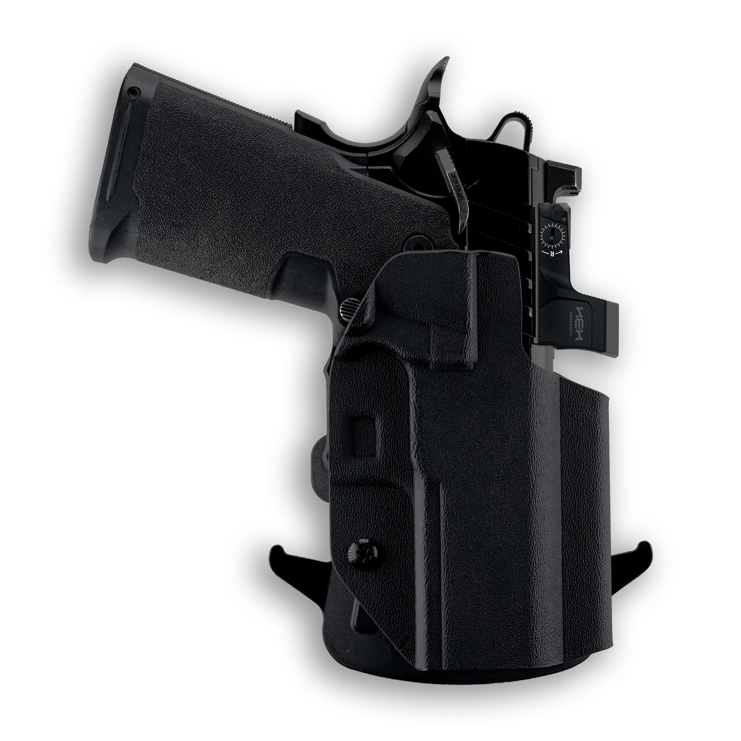 Springfield 1911 DS Prodigy Comp AOS 3.5" Red Dot Optic Cut OWB Holster