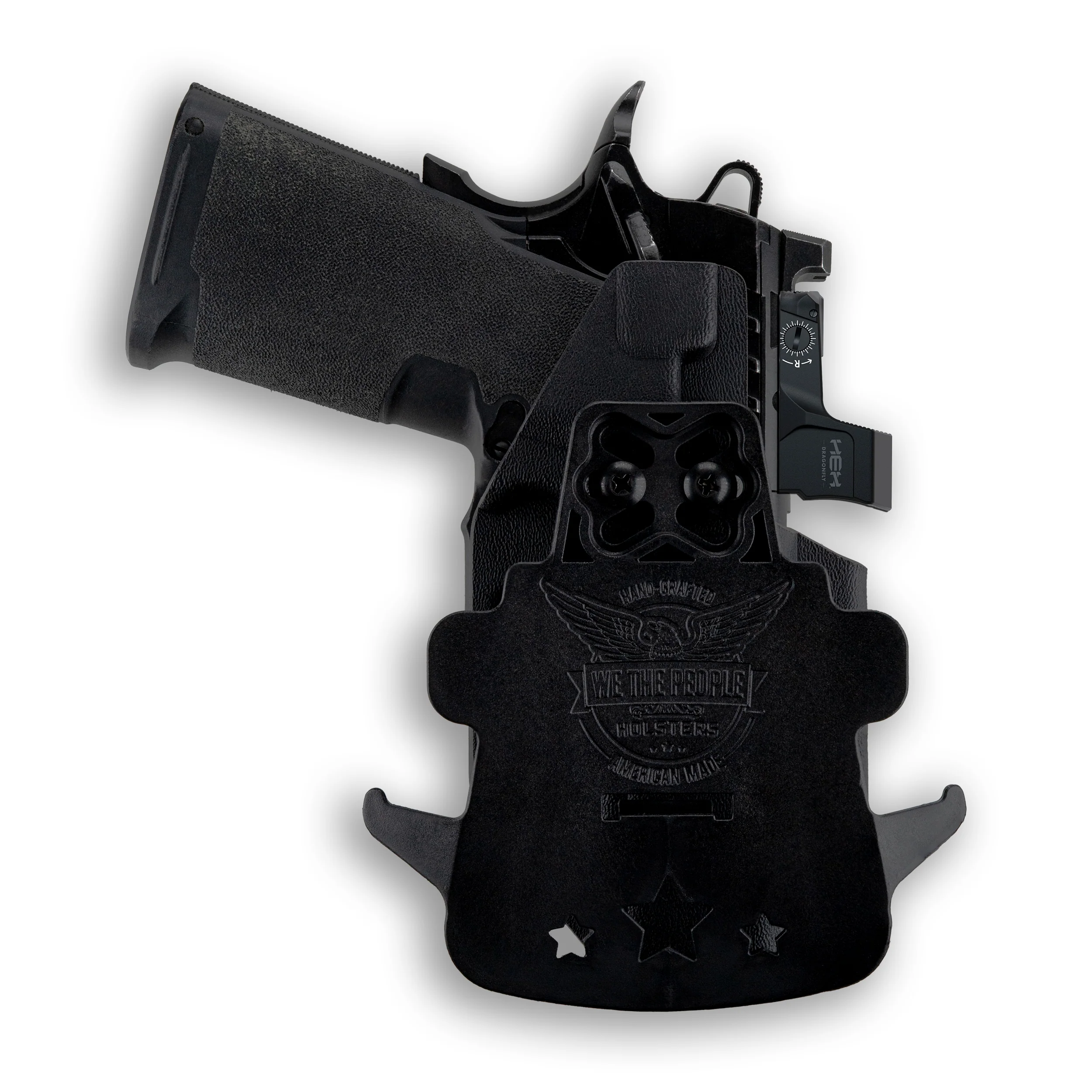 Springfield 1911 DS Prodigy Comp AOS 3.5" Red Dot Optic Cut OWB Holster - Image 4