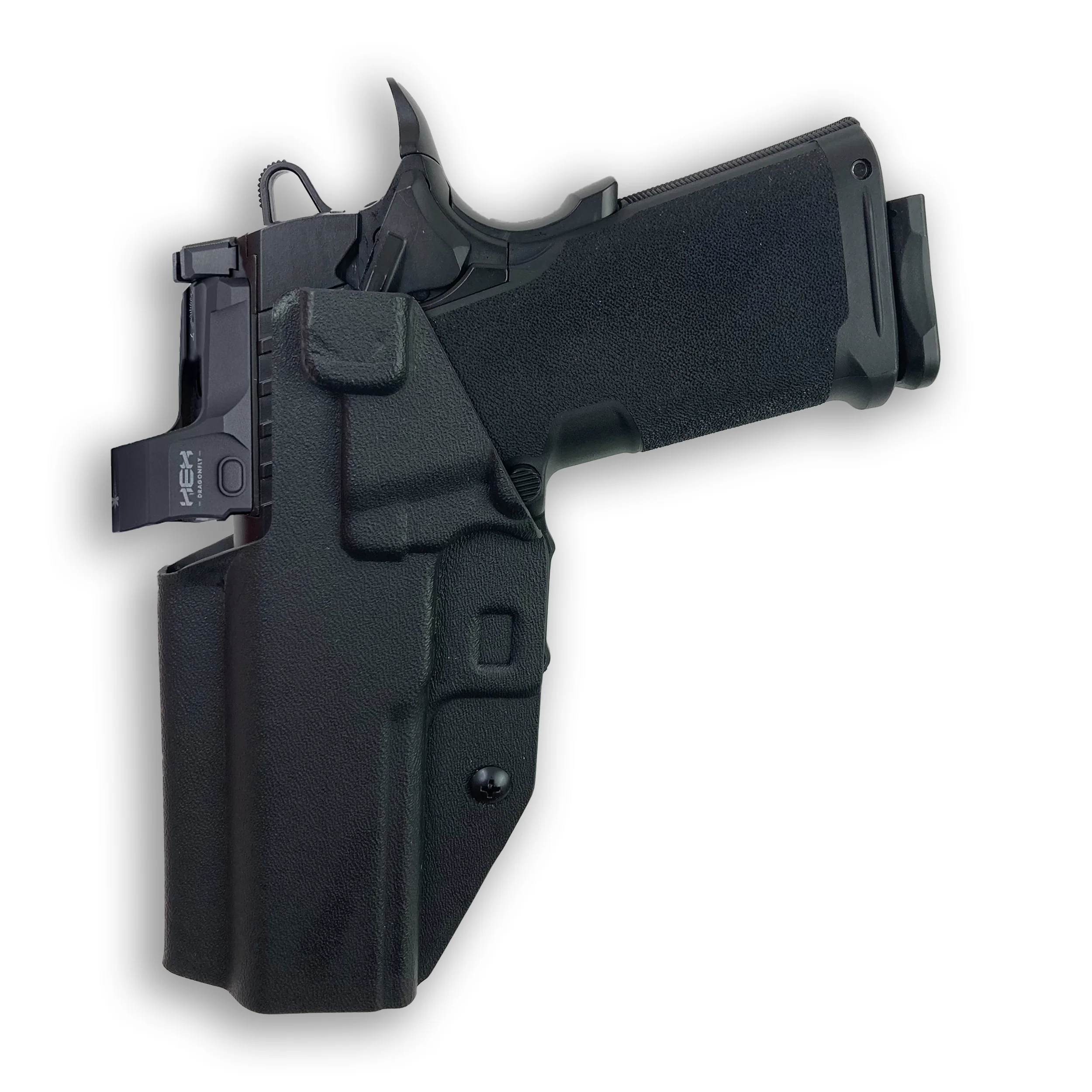 Springfield 1911 DS Prodigy Comp AOS 4.25" Red Dot Optic Cut IWB Holster - Image 2
