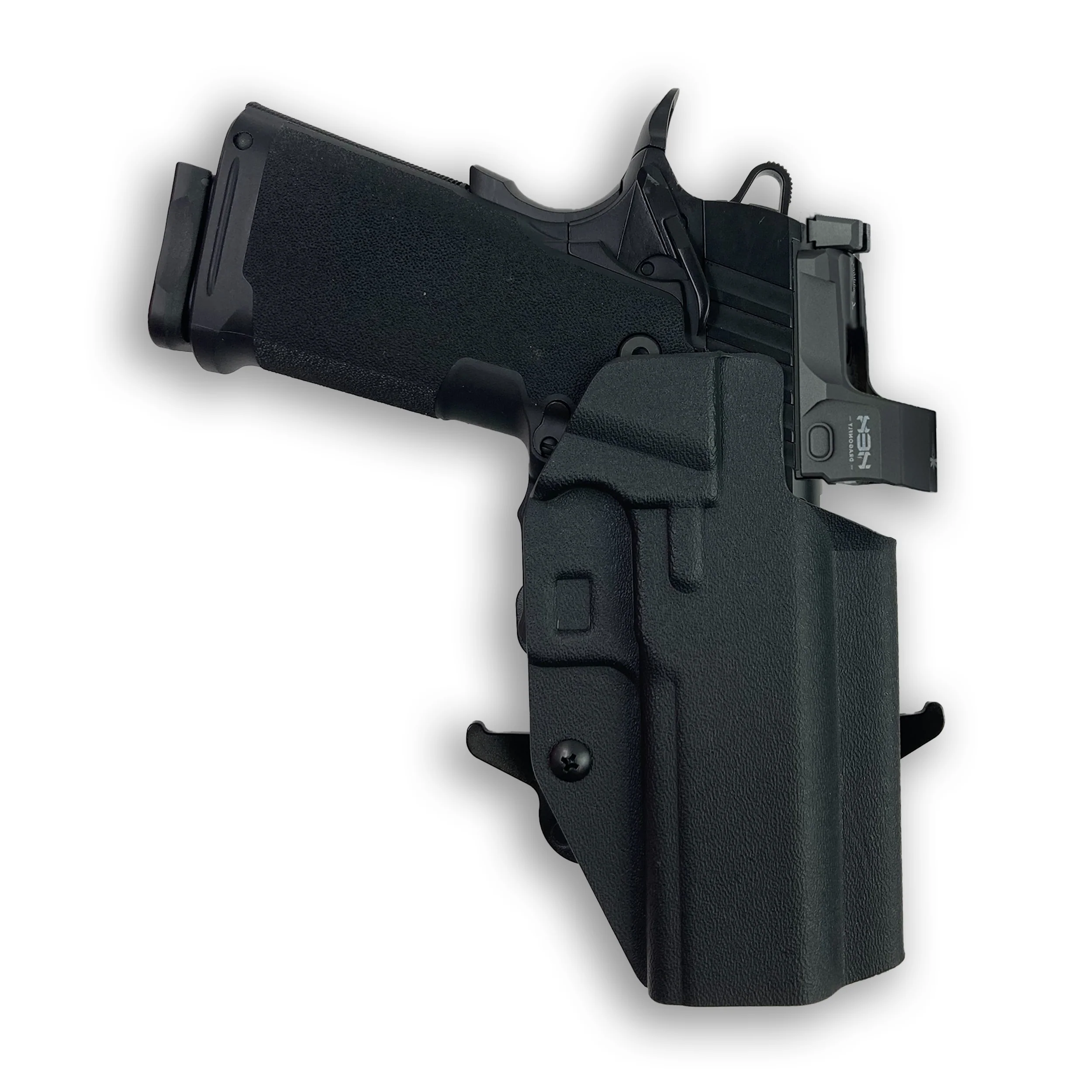 Springfield 1911 DS Prodigy Comp AOS 4.25" Red Dot Optic Cut OWB Holster