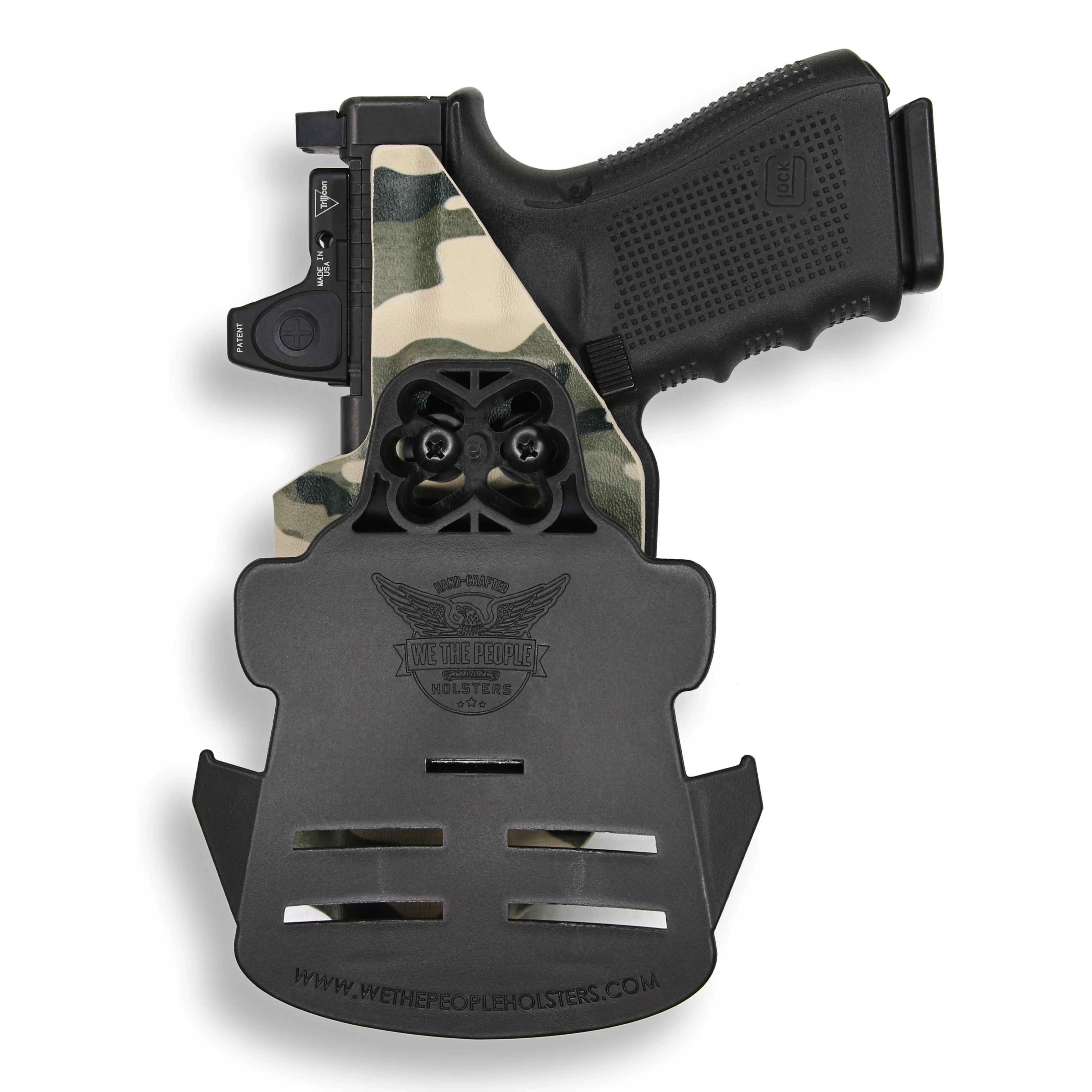 Springfield 1911 DS Prodigy Comp AOS 4.25" Red Dot Optic Cut OWB Holster - Image 25