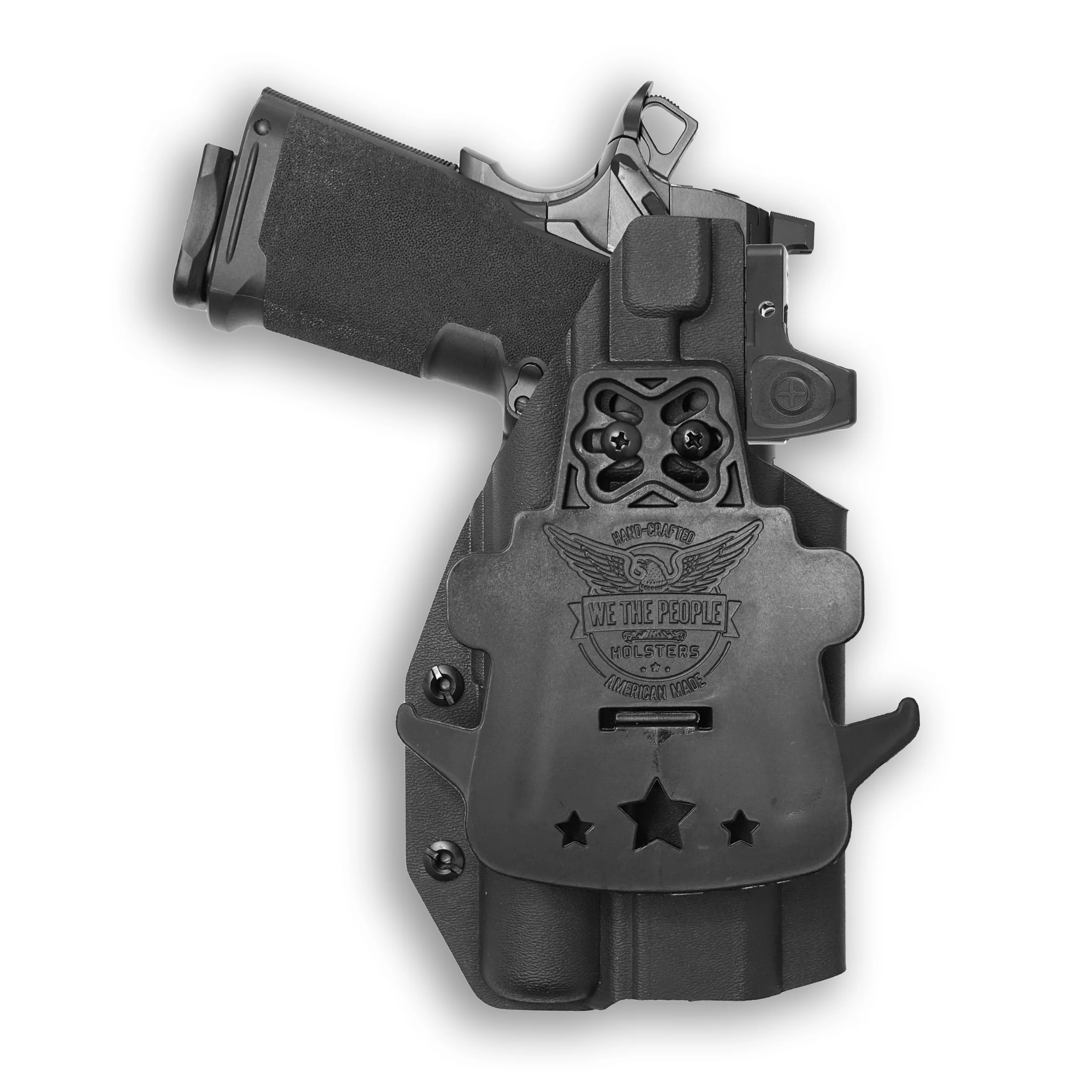 Springfield 1911 DS Prodigy Comp AOS 5" with Surefire X300U-A Light Red Dot Optic Cut OWB Holster - Image 4