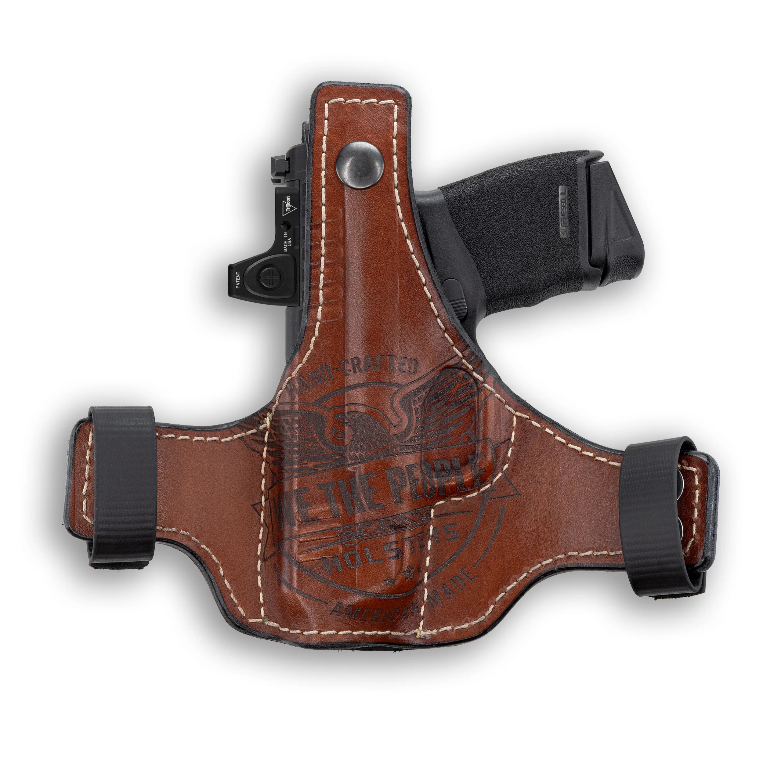 Springfield Hellcat Independence Thumb Break Leather OWB Holster - Image 2