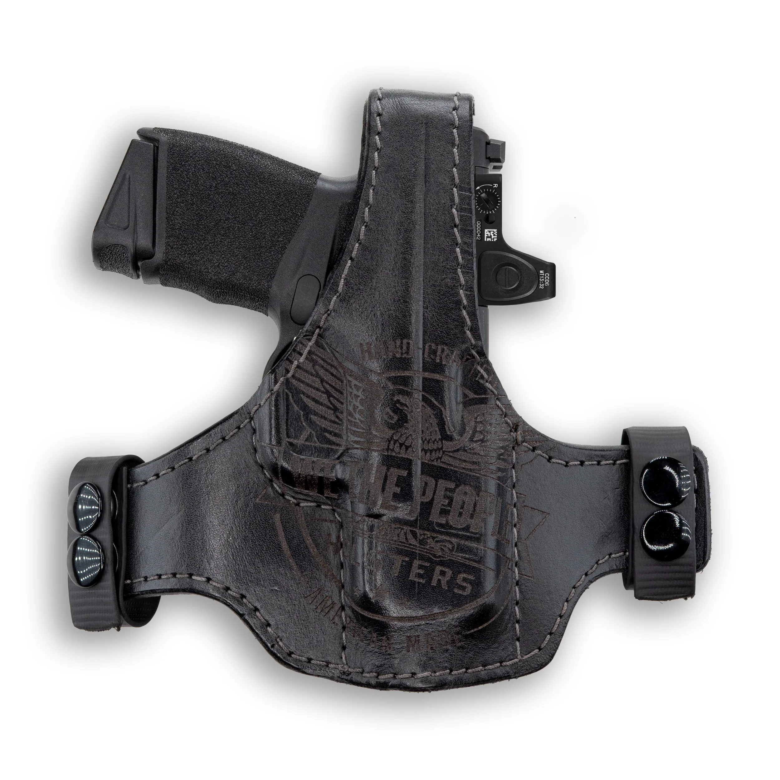 Springfield Hellcat Independence Thumb Break Leather OWB Holster - Image 3