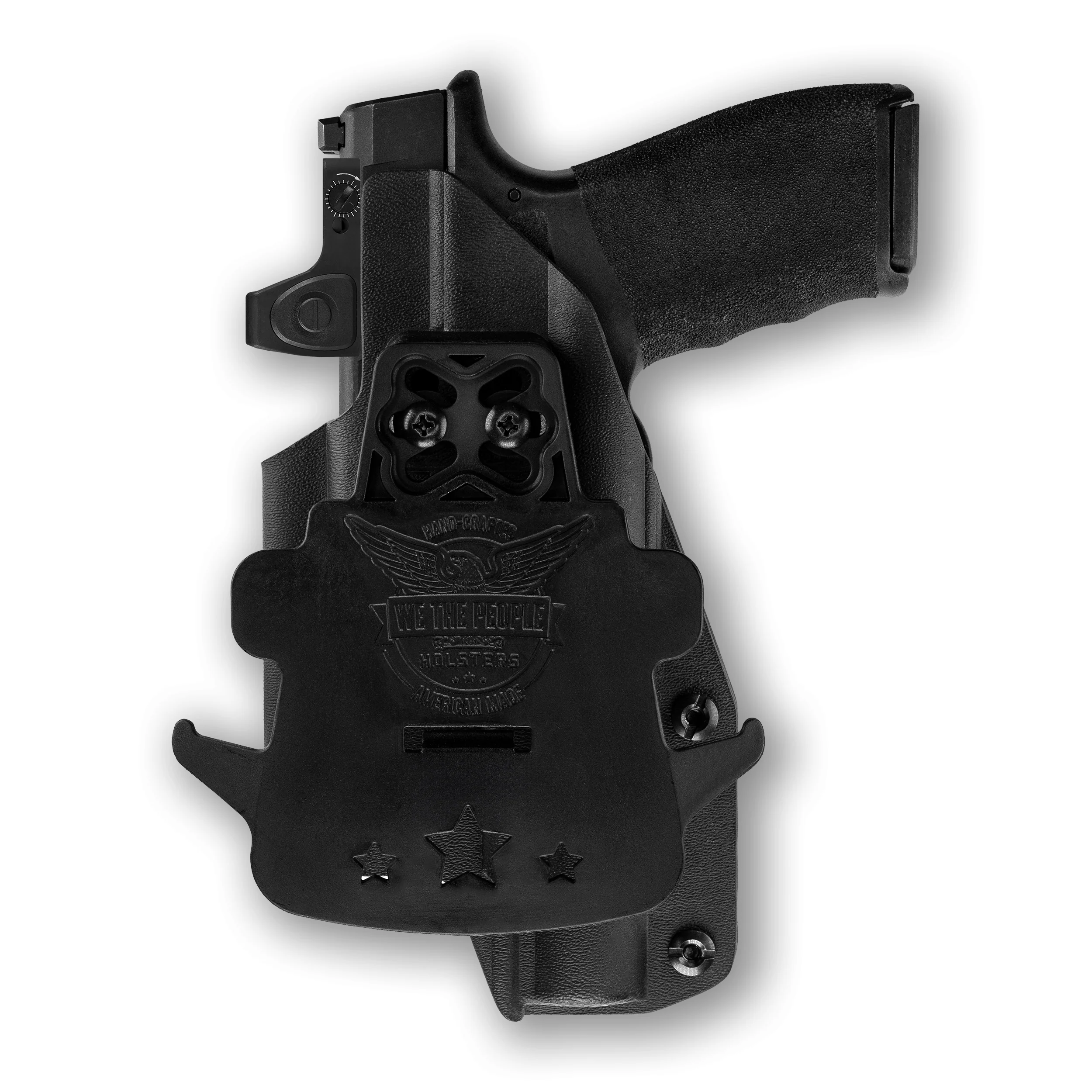 Springfield Hellcat Pro with Olight PL-Pro Valkyrie Light Red Dot Optic Cut OWB Holster - Image 2