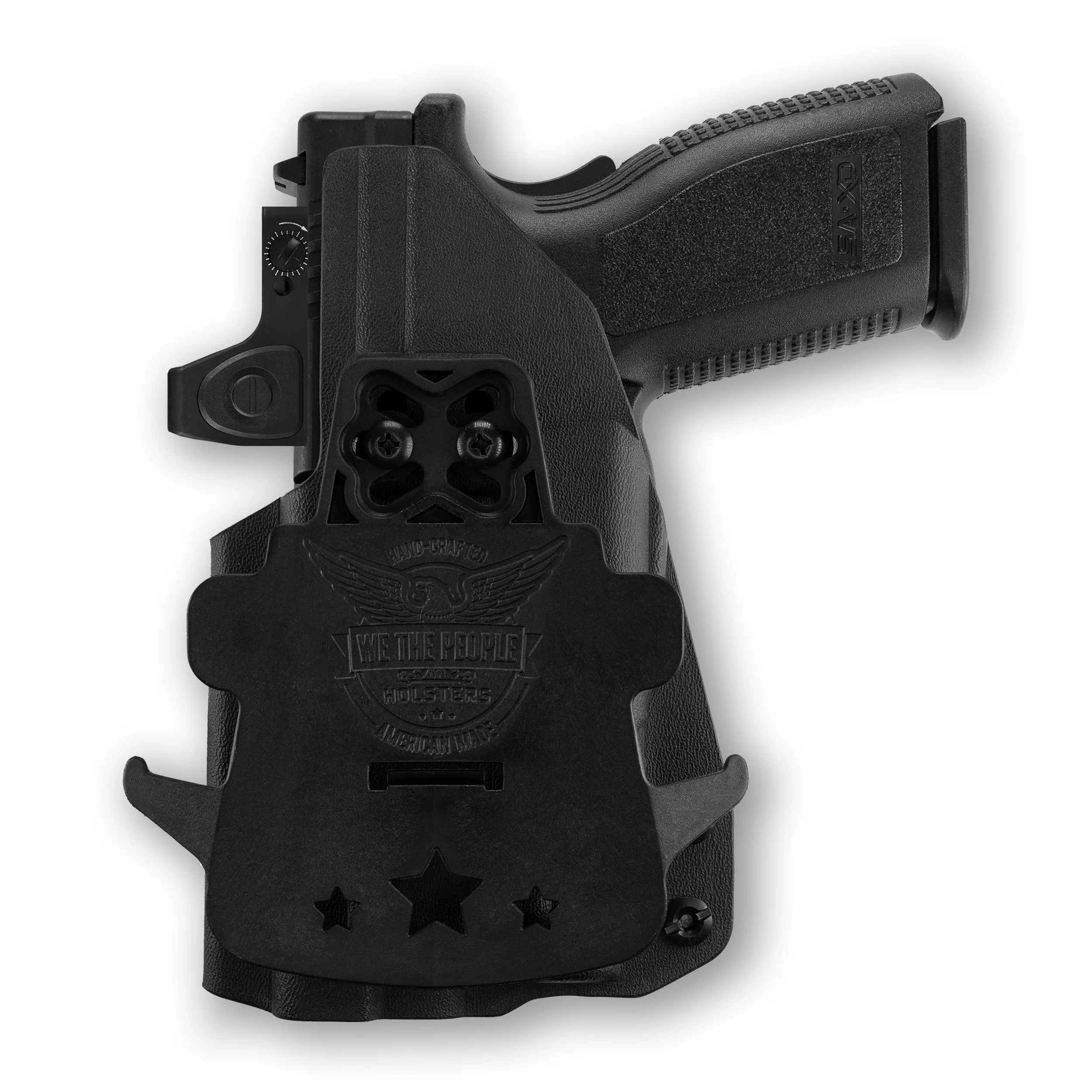 Springfield XD 4" Service 9MM/.40SW with Streamlight TLR-7/7A/7X Light Red Dot Optic Cut OWB Holster - Image 2