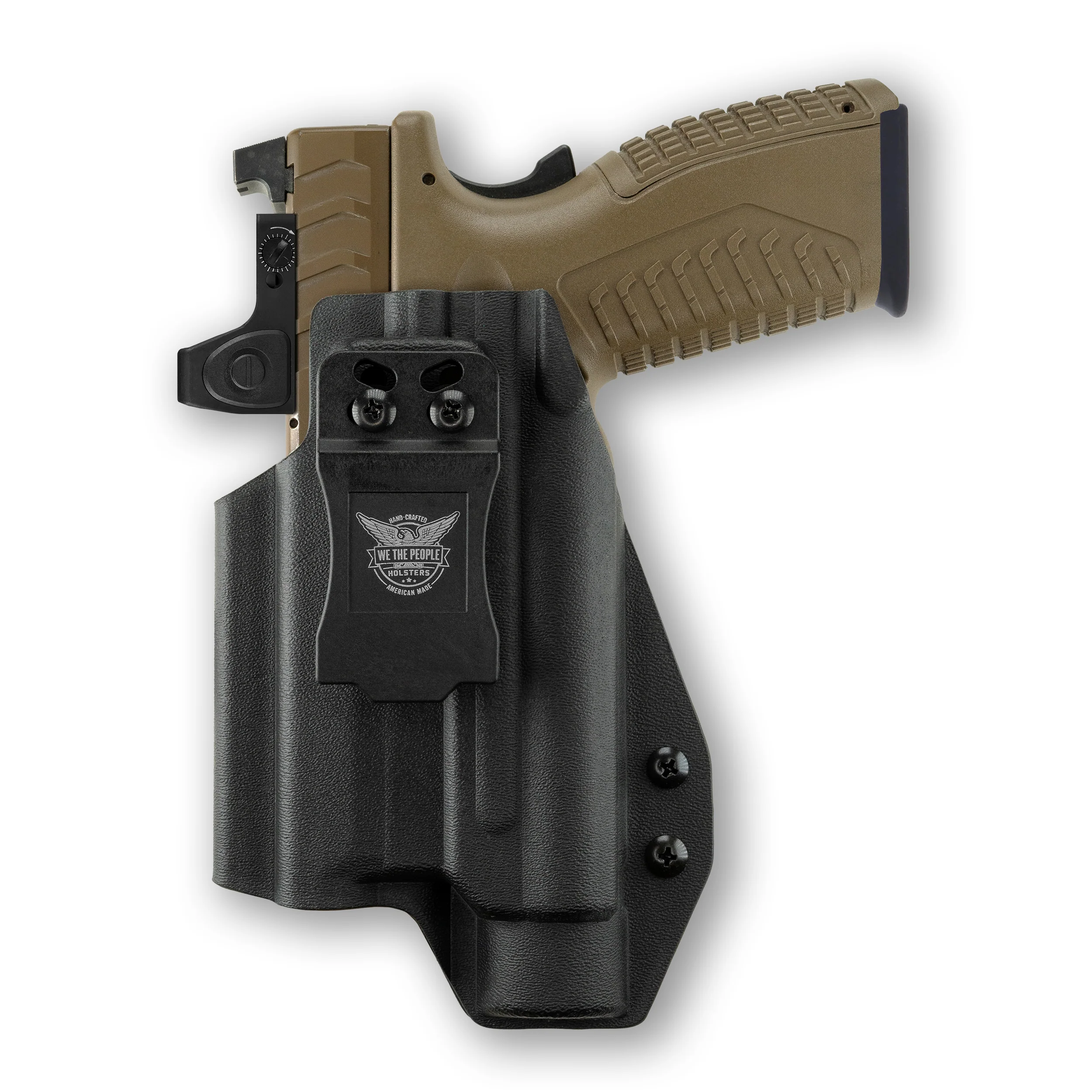 Springfield XD-M 3.8" Compact 9MM/.40SW with Streamlight TLR-1/1S/HL Light Red Dot Optic Cut IWB Holster - Image 3