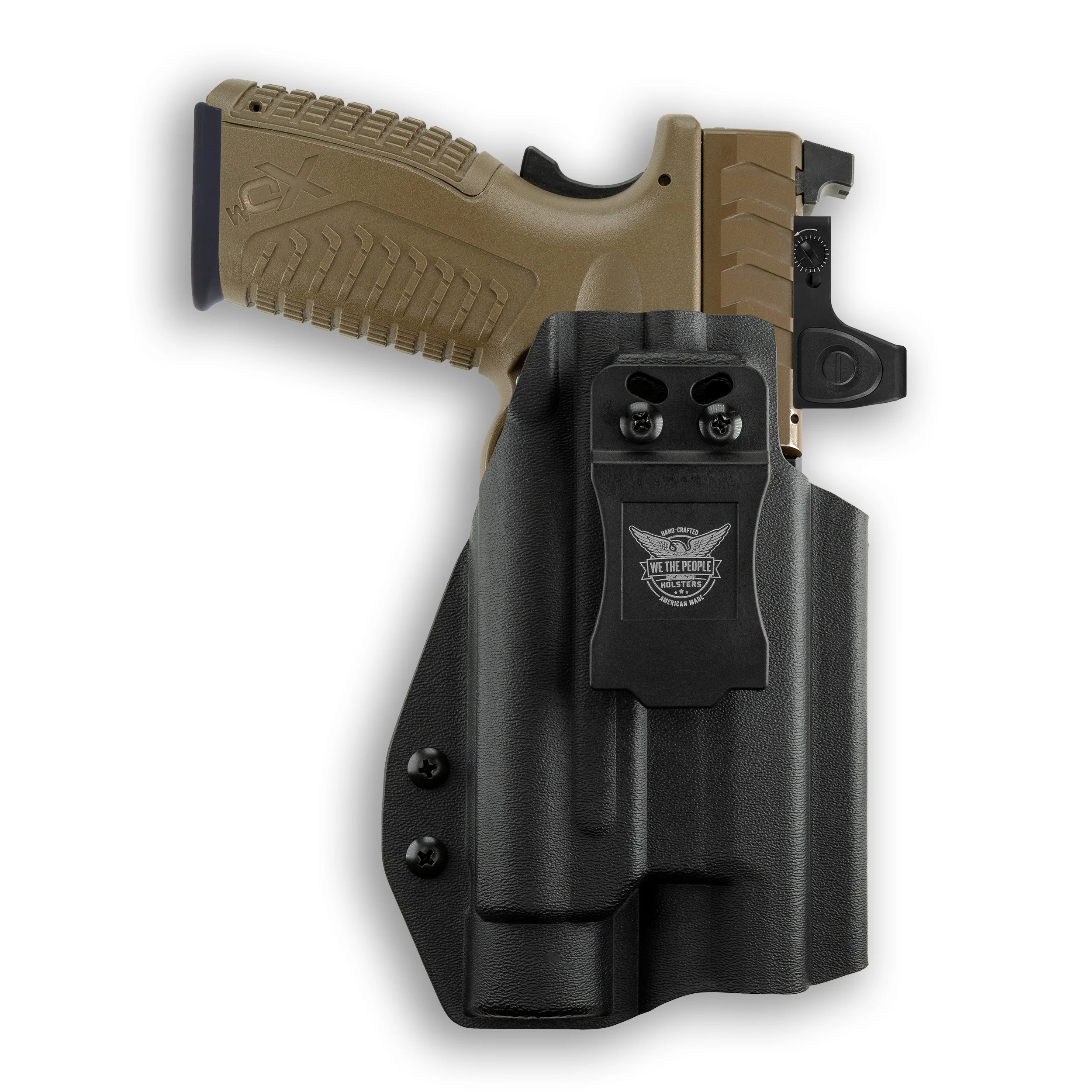 Springfield XD-M 4.5" Full Size 9MM/.40SW with Streamlight TLR-1/1S/HL Light Red Dot Optic Cut IWB Holster