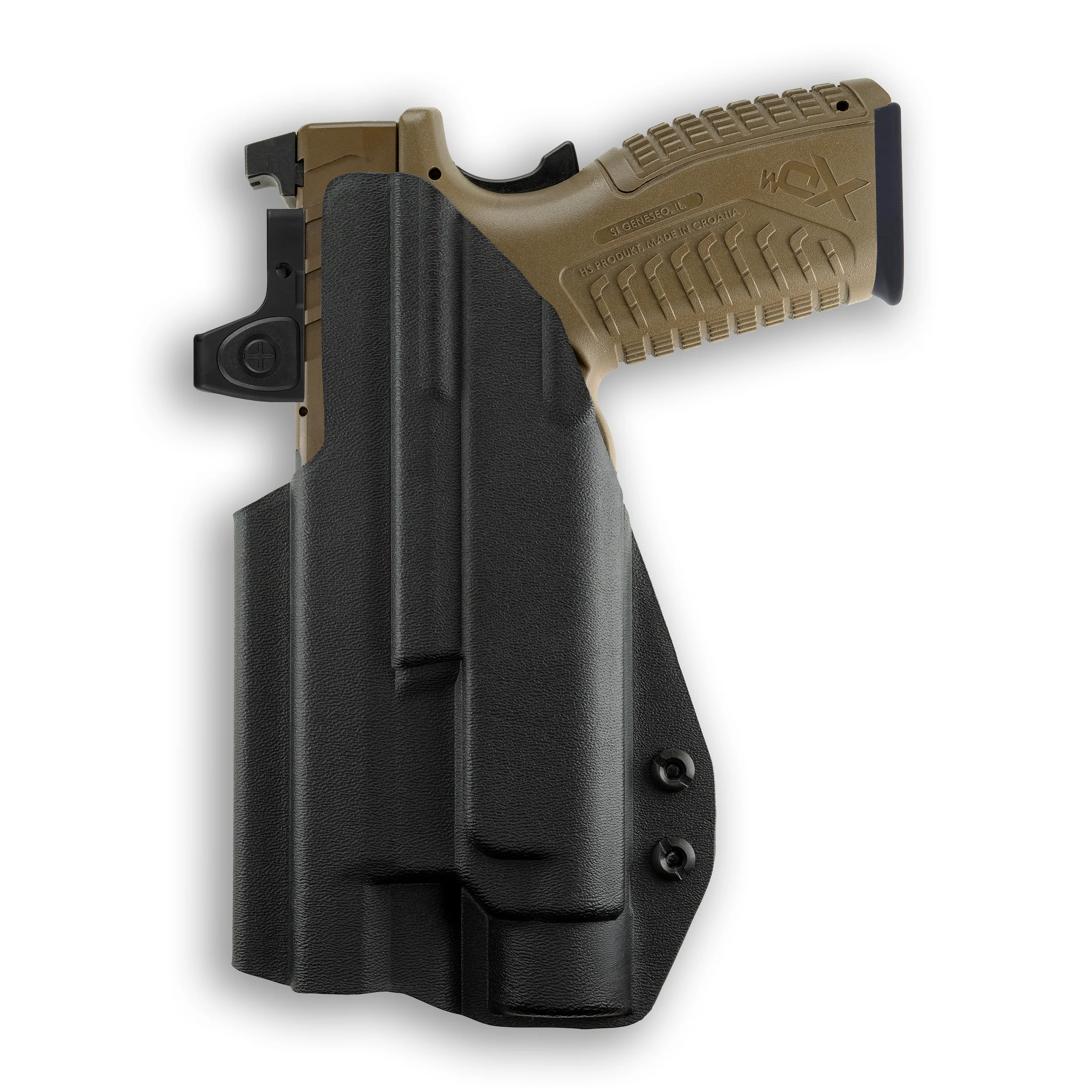 Springfield XD-M 4.5" Full Size 9MM/.40SW with Streamlight TLR-1/1S/HL Light Red Dot Optic Cut IWB Holster - Image 2