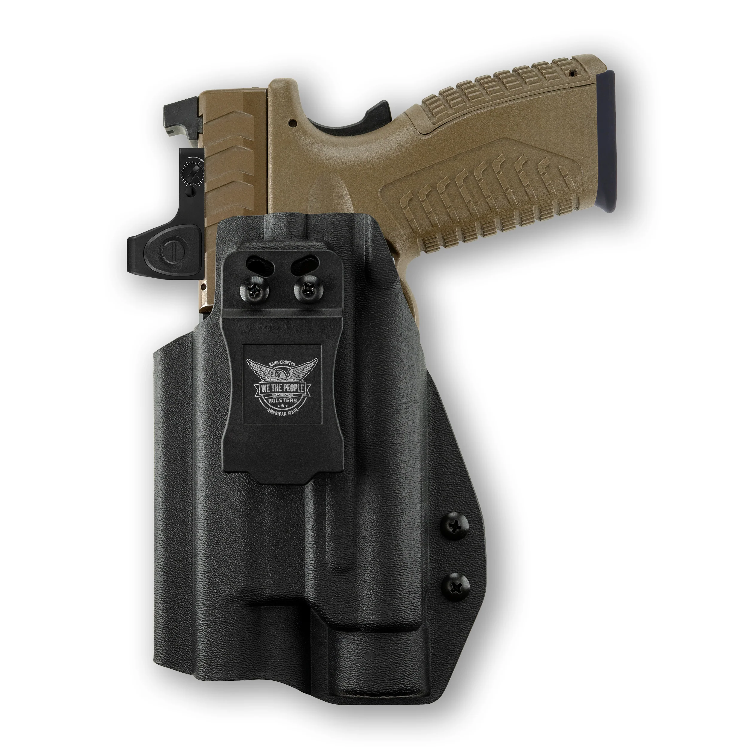 Springfield XD-M 4.5" Full Size 9MM/.40SW with Streamlight TLR-1/1S/HL Light Red Dot Optic Cut IWB Holster - Image 3