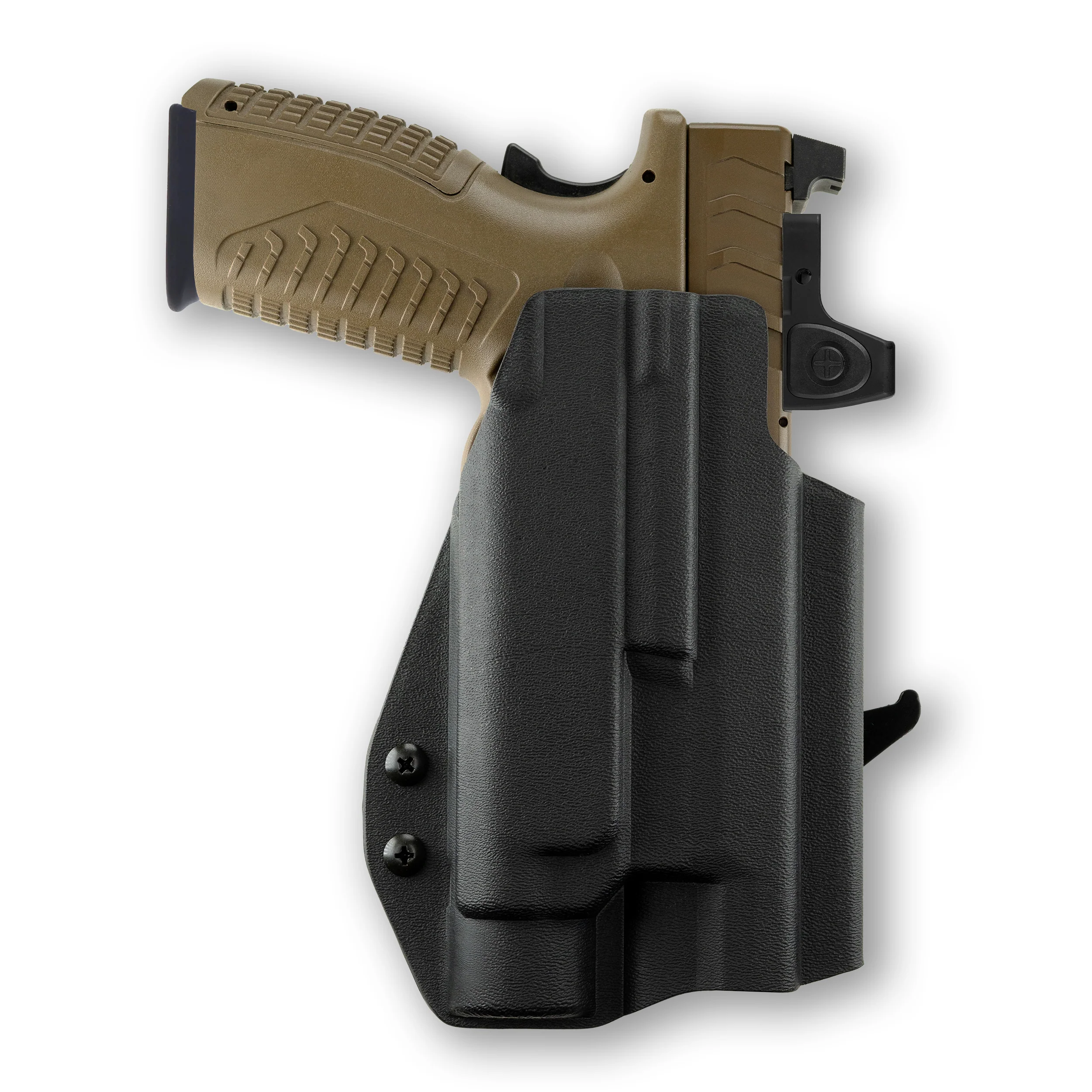Springfield XD-M 4.5" Full Size 9MM/.40SW with Streamlight TLR-1/1S/HL Light Red Dot Optic Cut OWB Holster