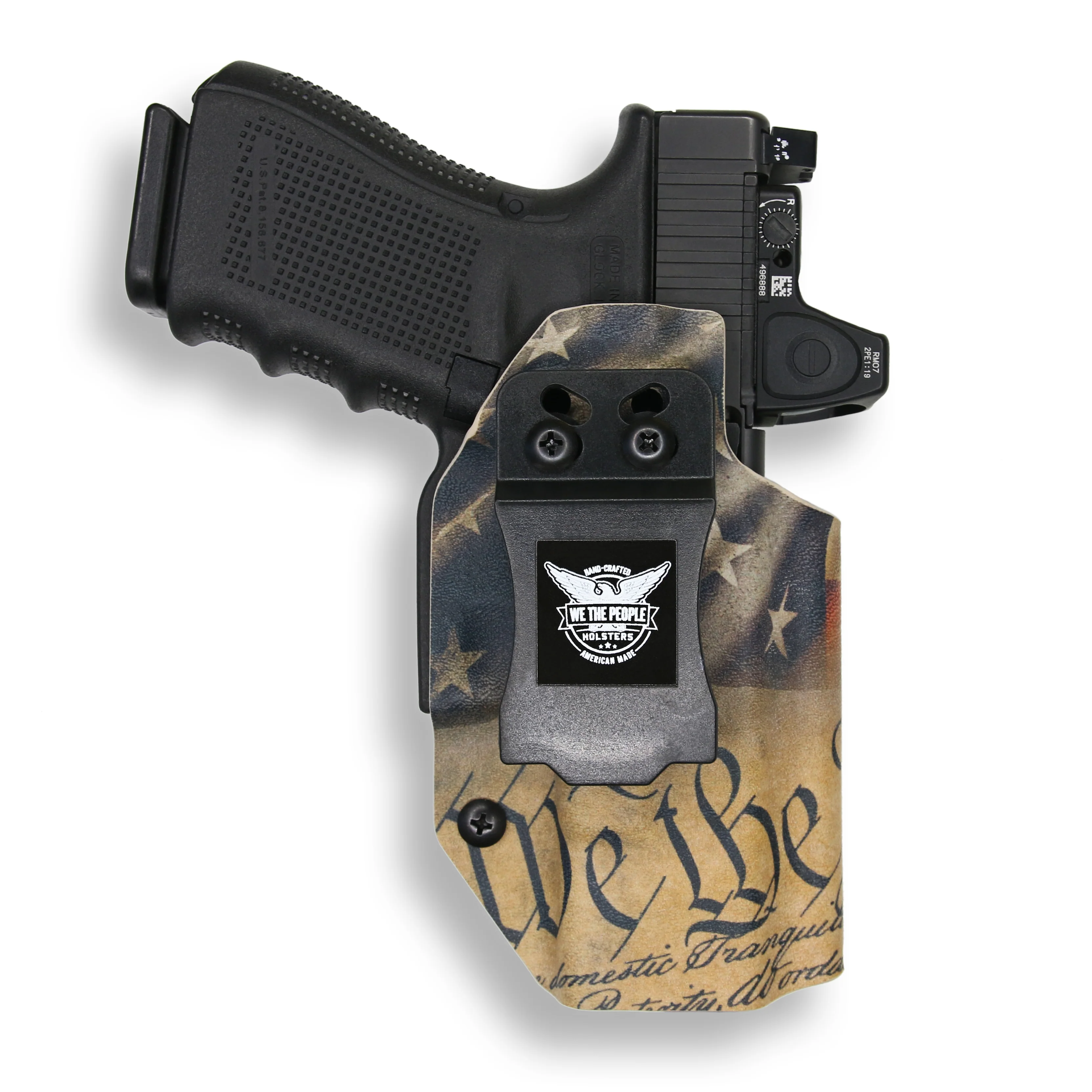 Glock 20 MOS with Surefire X300T-B Light Red Dot Optic Cut IWB Holster - Image 11