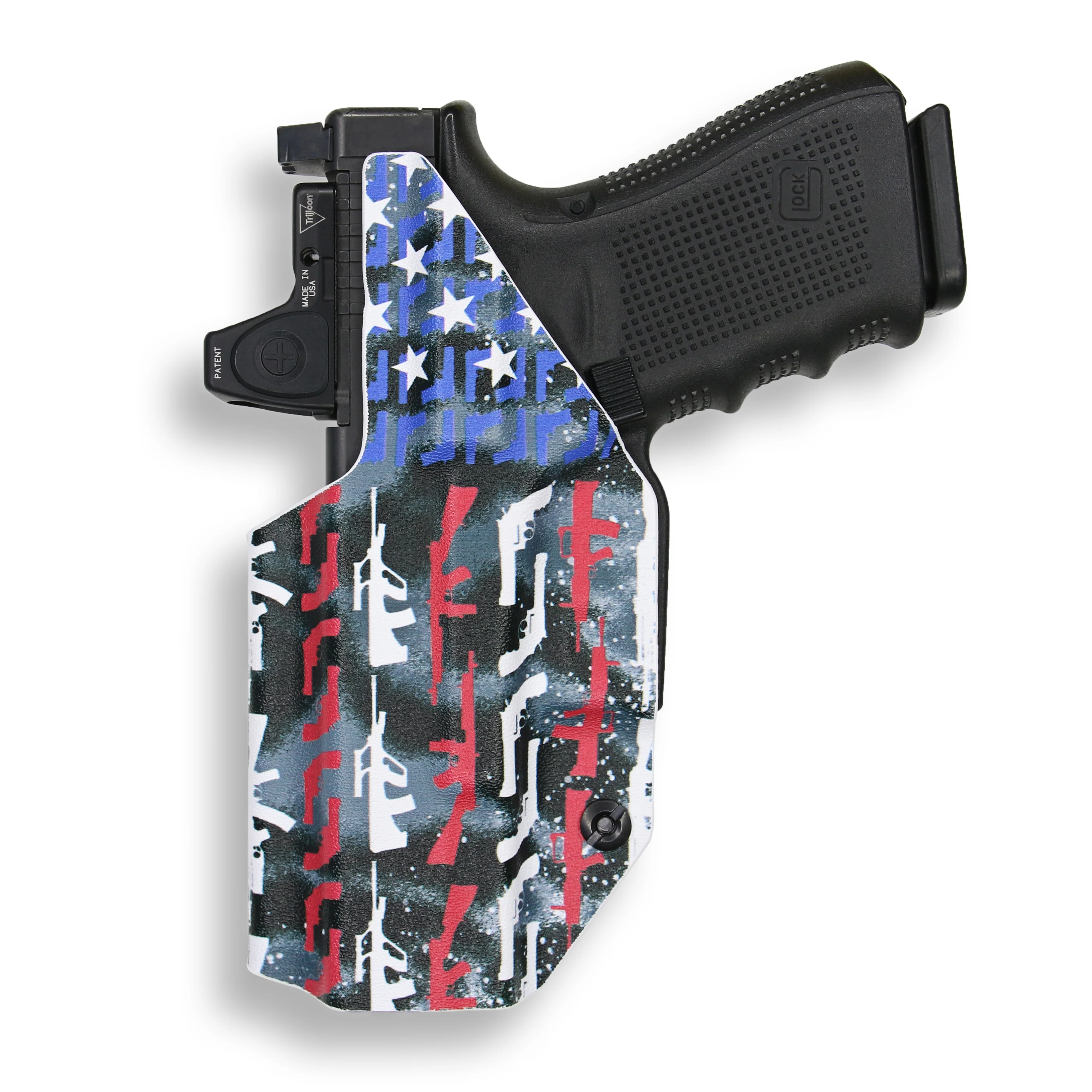Glock 20 MOS with Surefire X300T-B Light Red Dot Optic Cut IWB Holster - Image 36