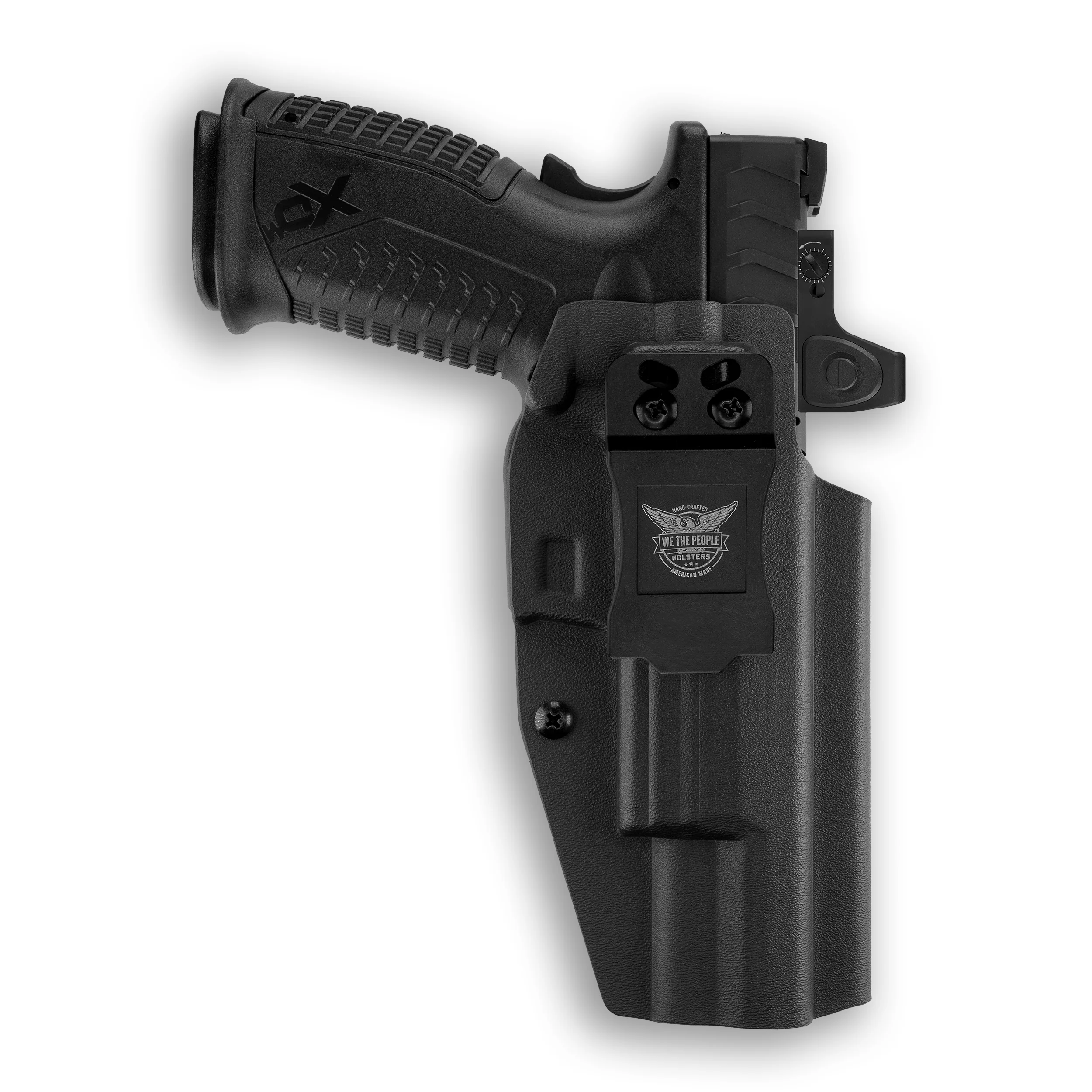 Springfield XD-M Elite 10MM OSP 4.5" with Threaded Barrel Red Dot Optic Cut IWB Holster