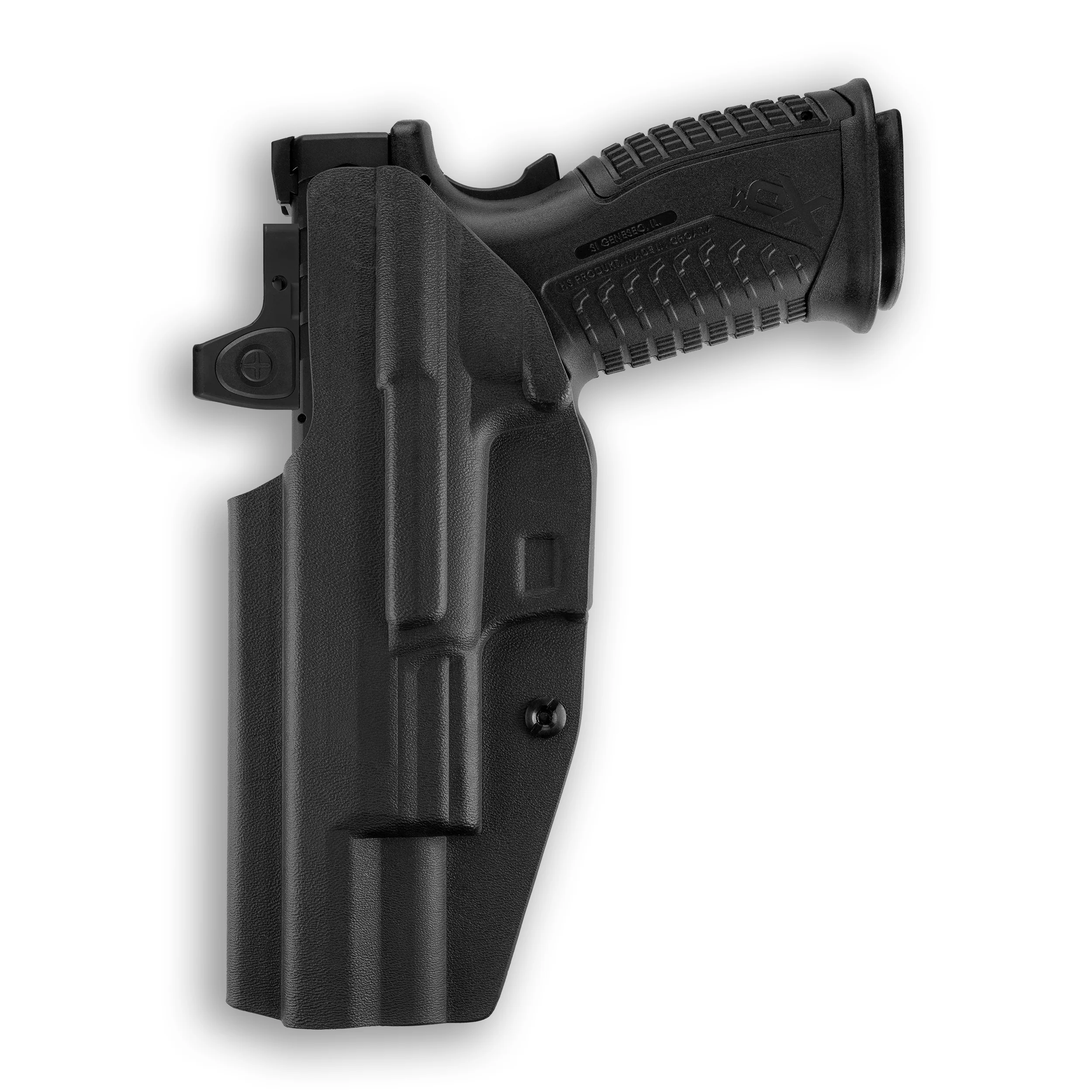 Springfield XD-M Elite 10MM OSP 4.5" with Threaded Barrel Red Dot Optic Cut IWB Holster - Image 2