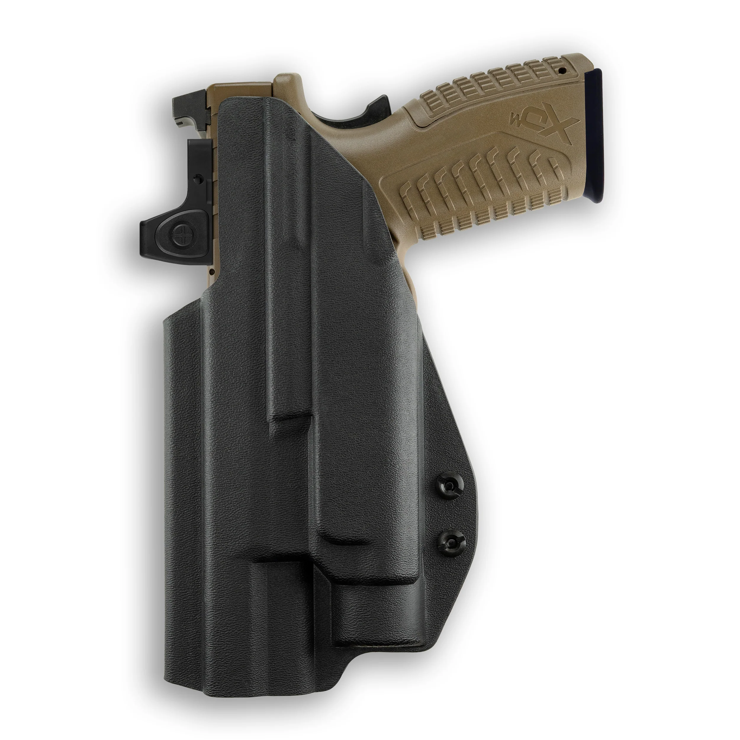 Springfield XD-M Elite 4.5" Full Size with Threaded Barrel and Streamlight TLR-1/1S/HL Light Red Dot Optic Cut IWB Holster - Image 2