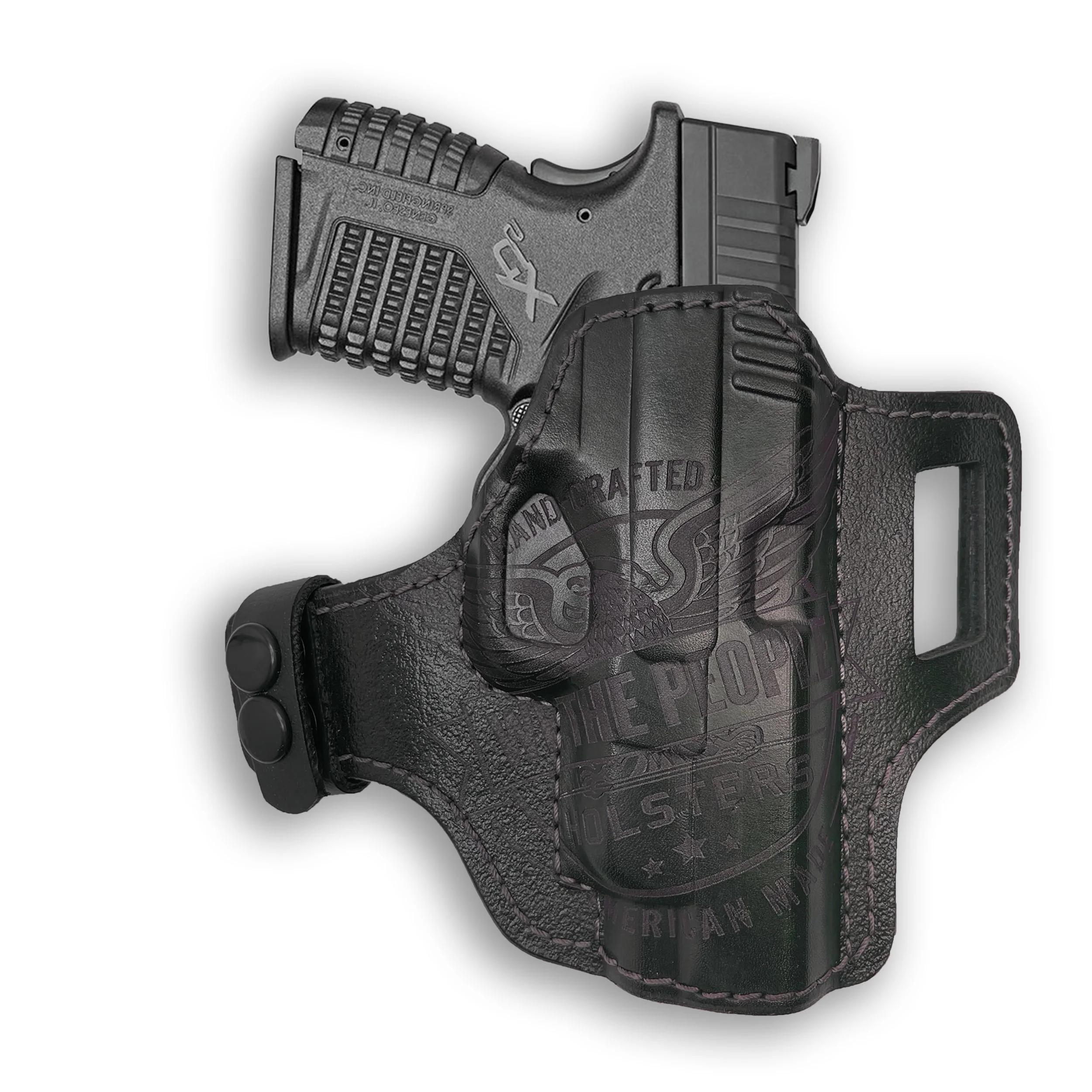 Springfield XD-S 4.0" Independence Leather OWB Holster - Image 4