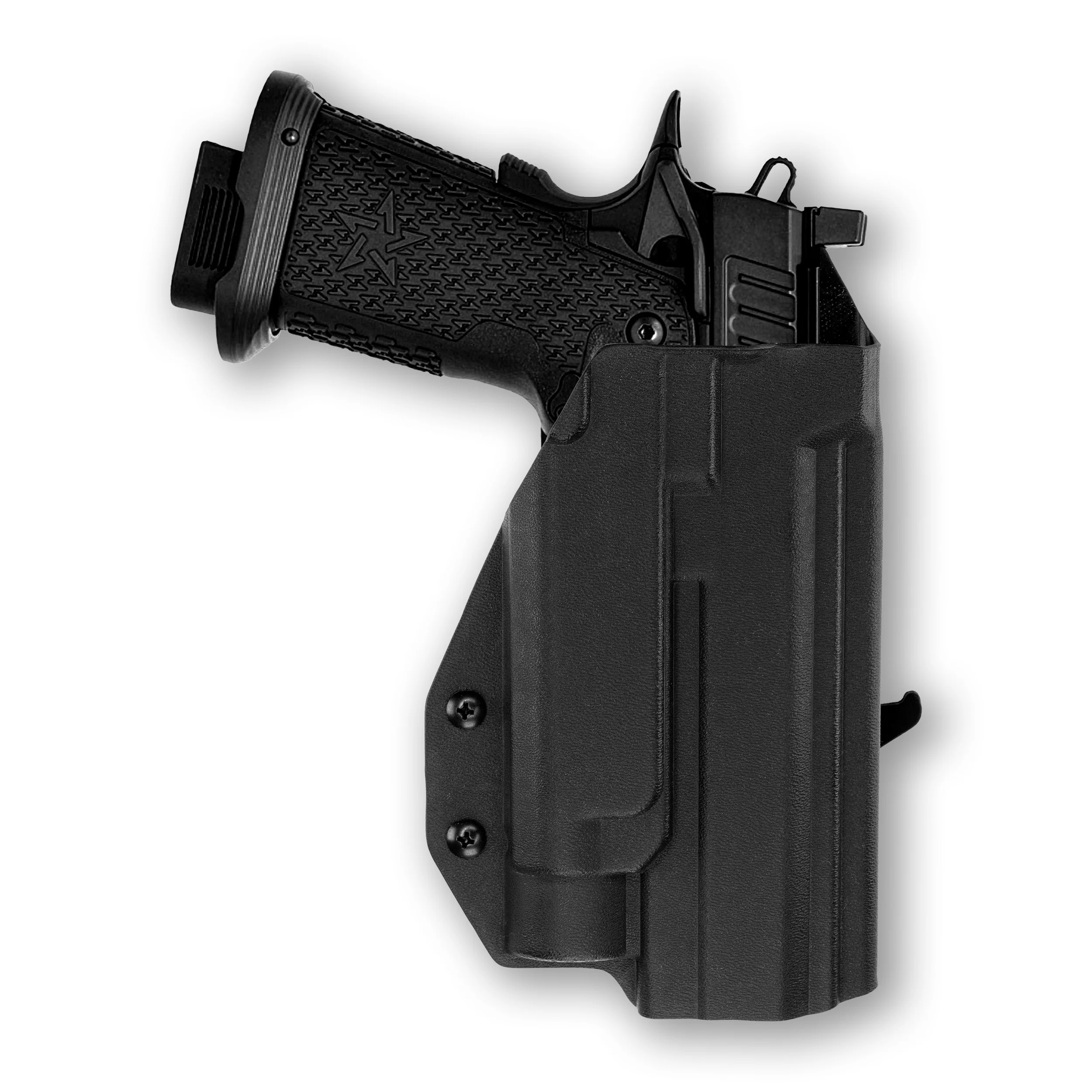 Staccato P with Streamlight TLR-1/1S/HL Light OWB Holster