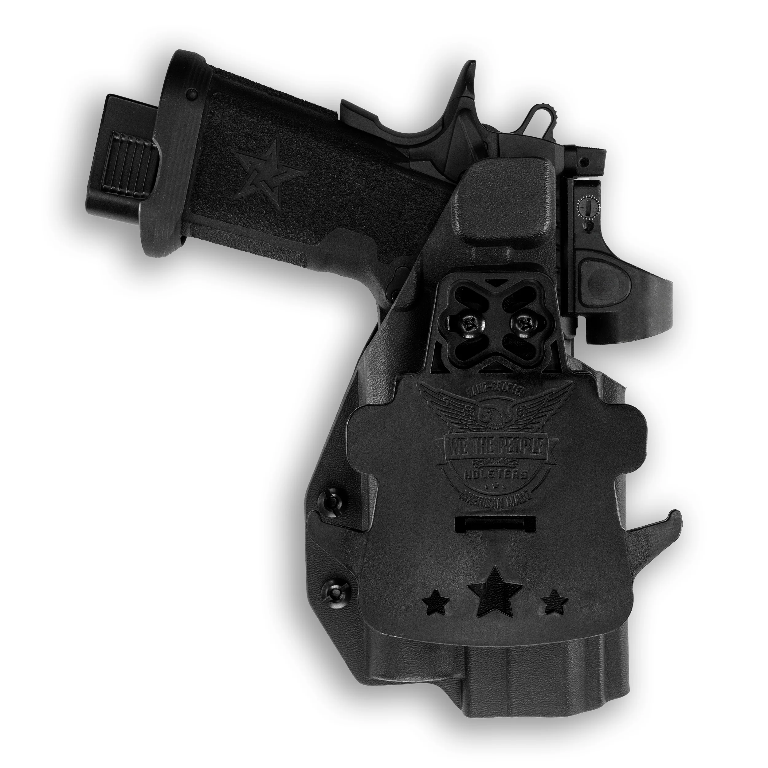 Staccato P with Streamlight TLR-1/1S/HL Light Red Dot Optic Cut OWB Holster - Image 4