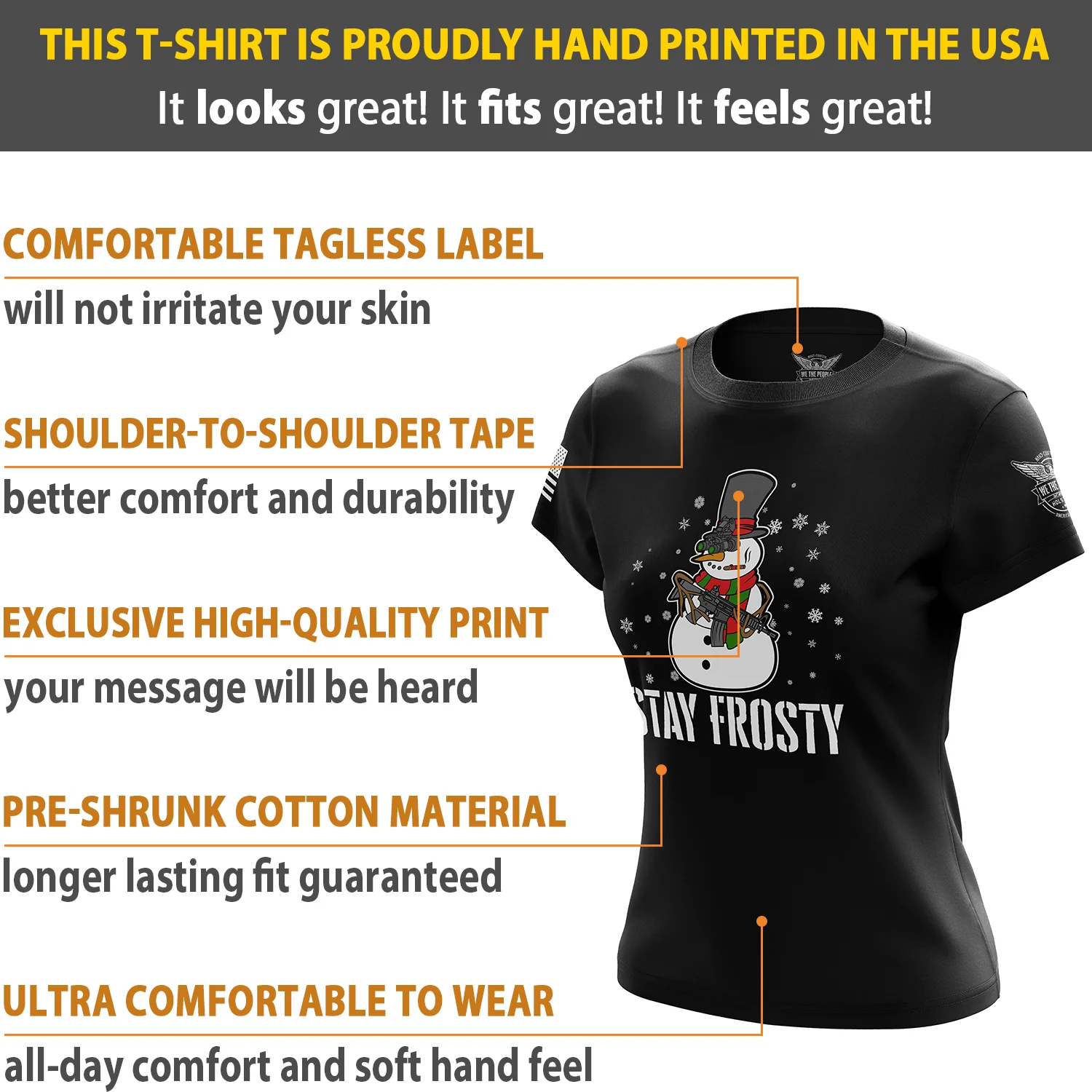 Stay Frosty Women's Short Sleeve Shirt - Image 6