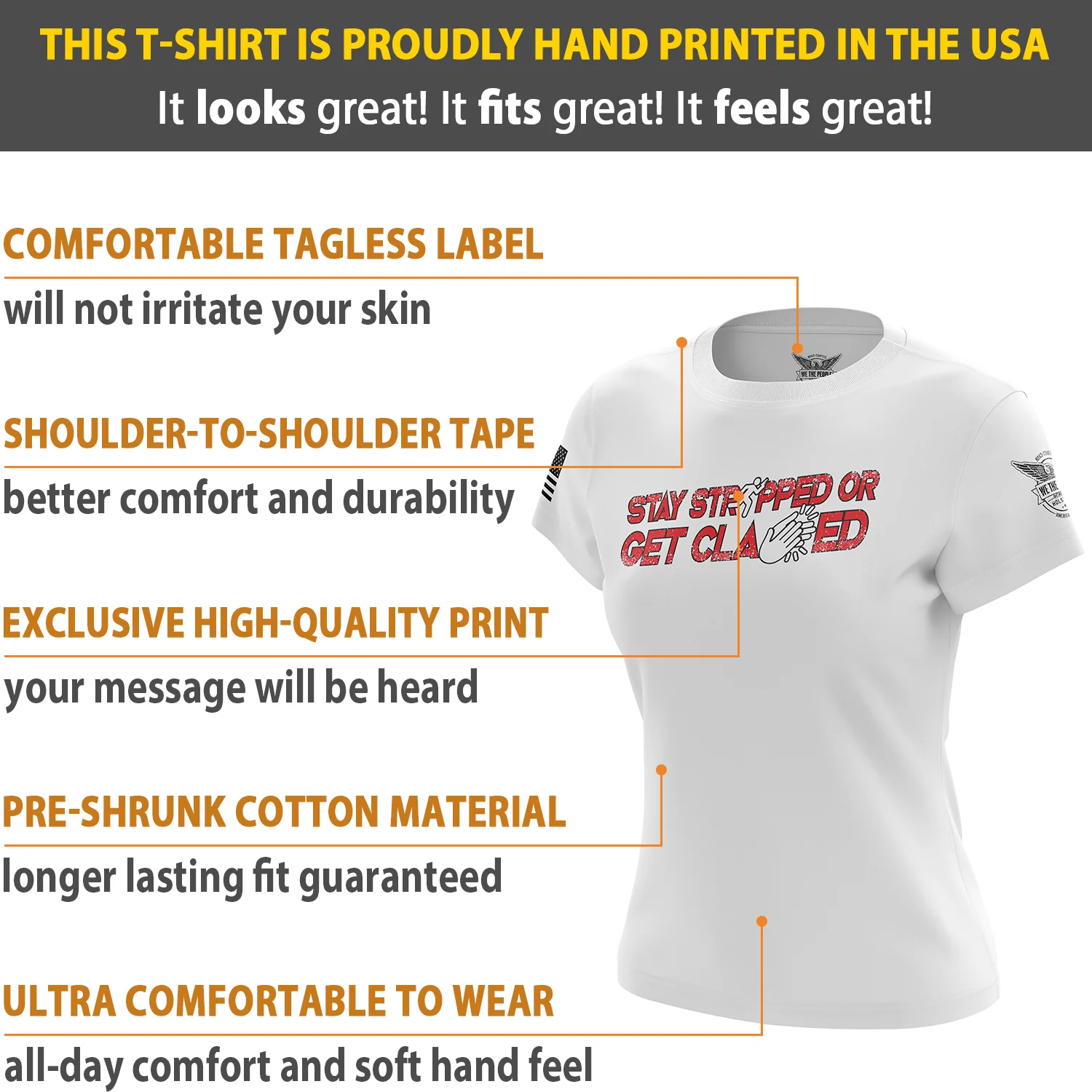 Stay Strapped Women's Short Sleeve Shirt - Image 12
