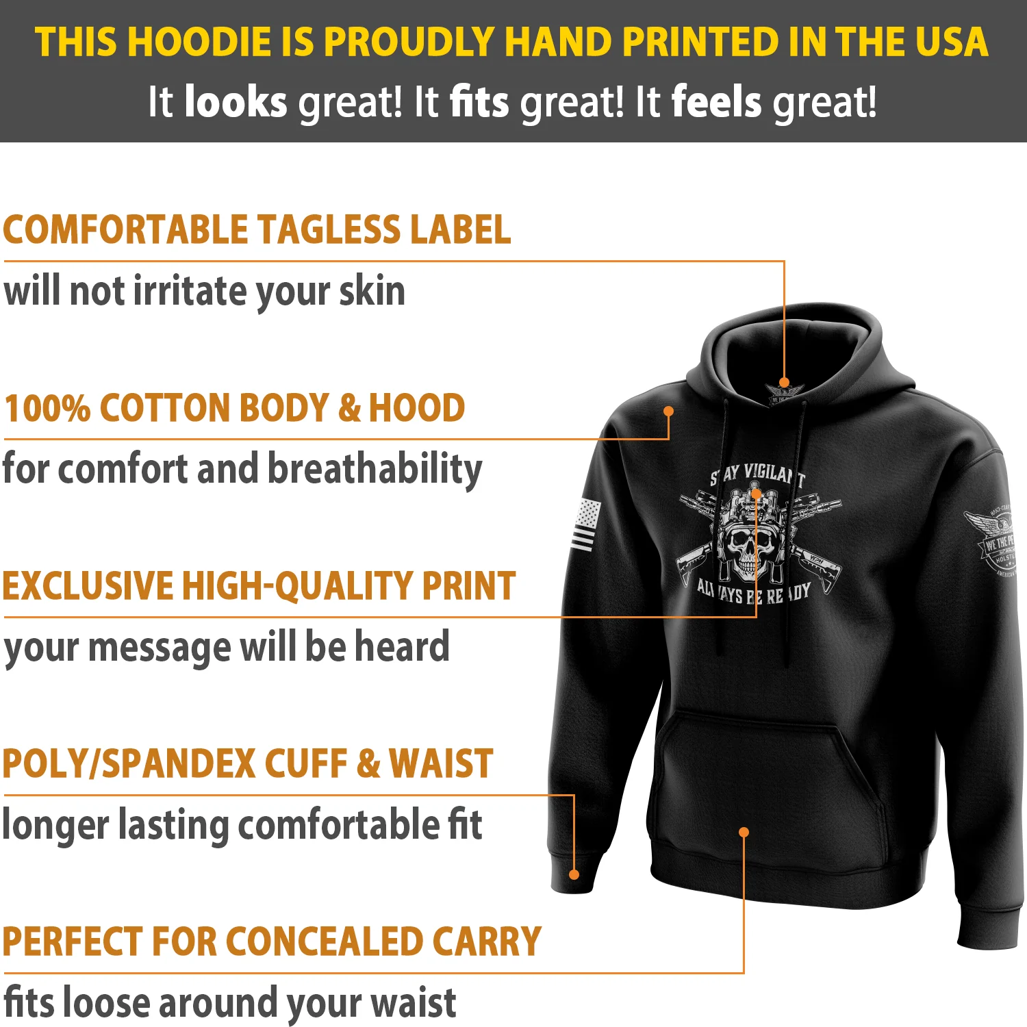 Stay Vigilant Hoodie - Image 5