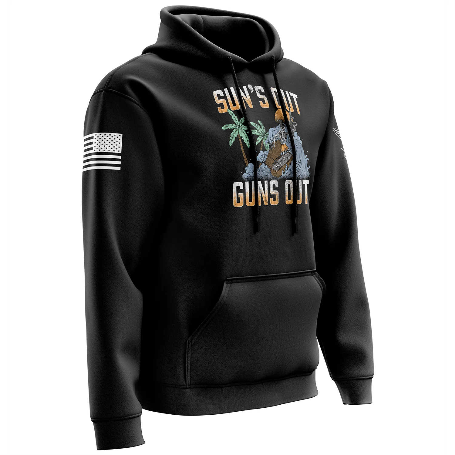 Sun's Out, Guns Out Hoodie - Image 4