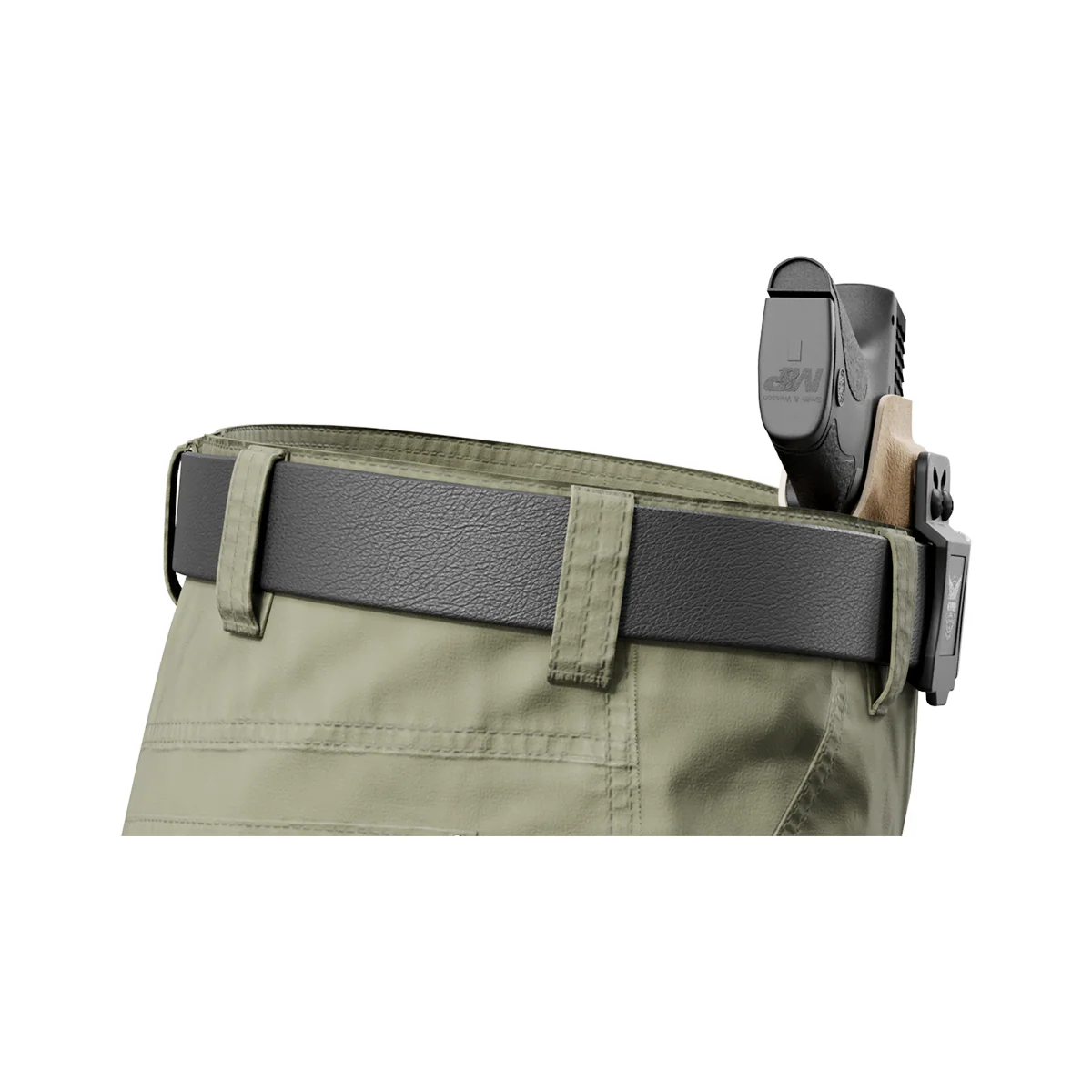 Tan Custom Printed Holster - IWB Kydex Holster - Image 6