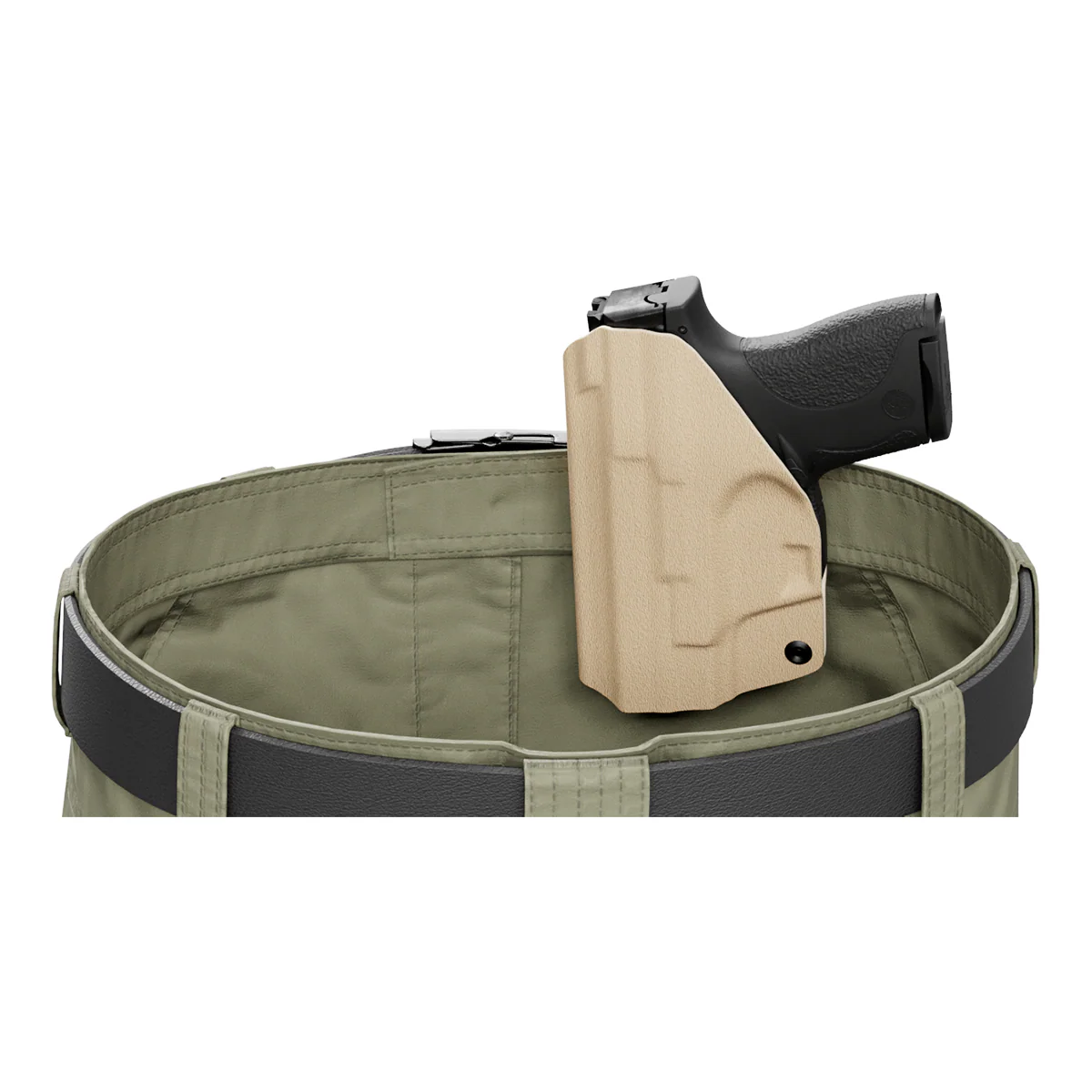 Tan Custom Printed Holster - IWB Kydex Holster - Image 7