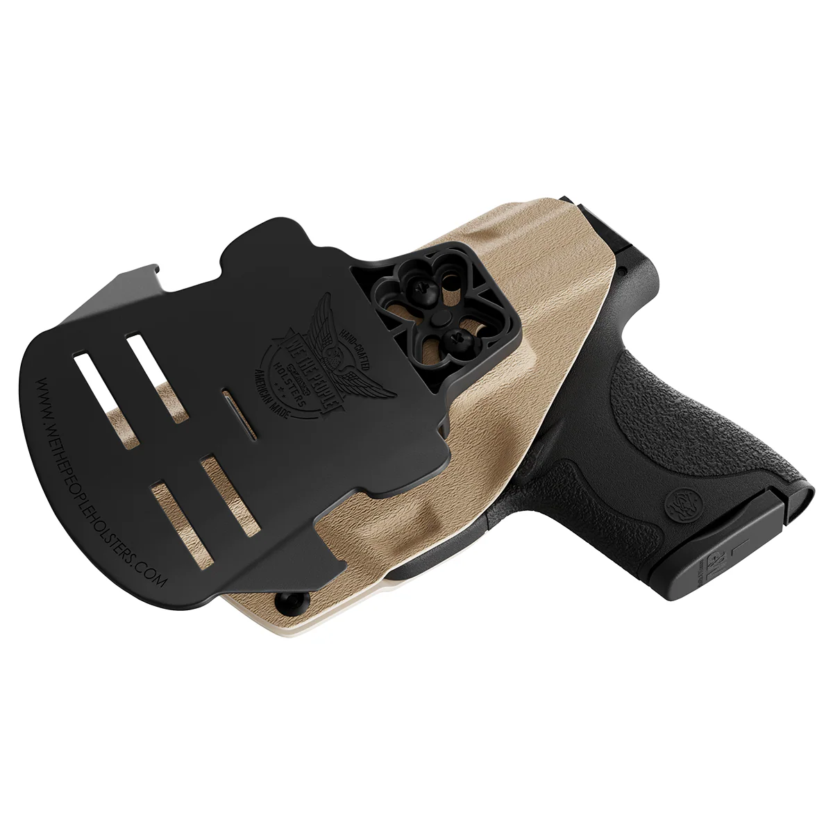 Tan Custom Printed Holster - OWB Kydex Holster - Image 4