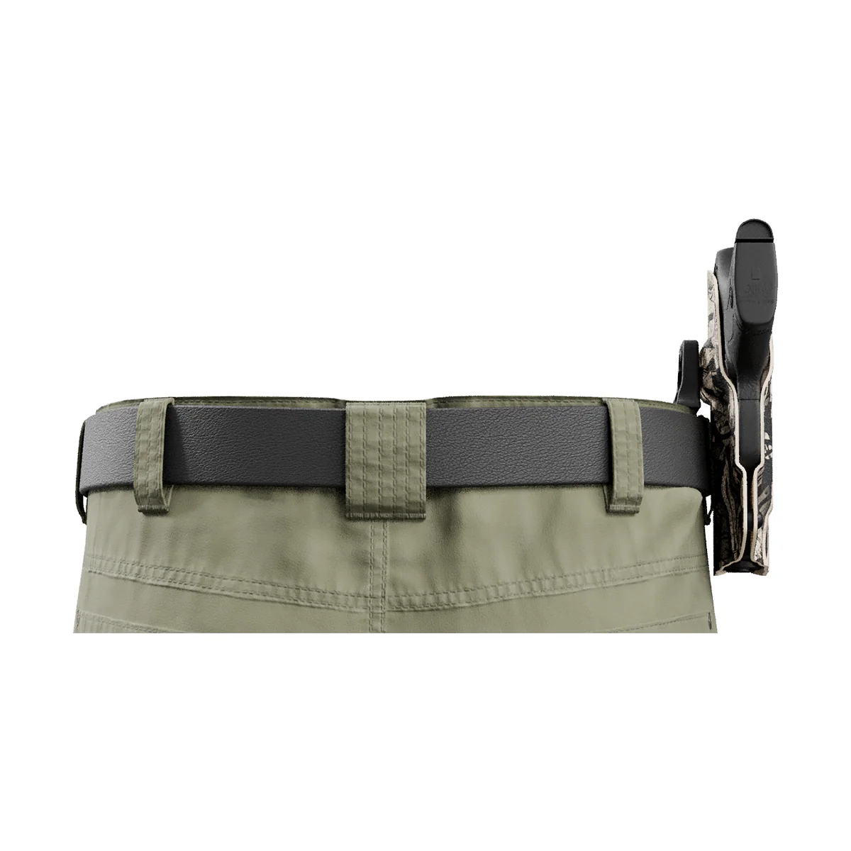 Tan Spartan Camo Custom Printed Holster - OWB Kydex Holster - Image 8