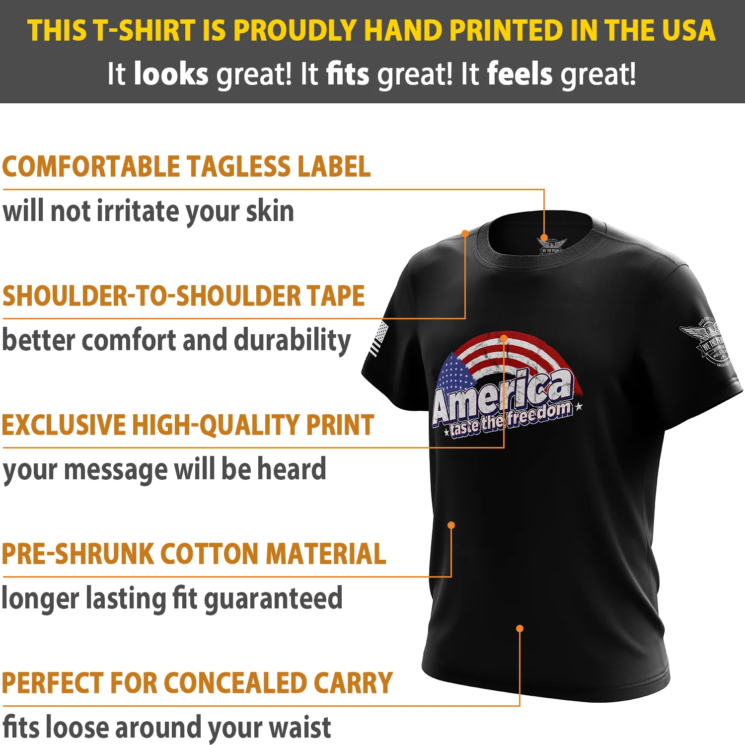 Taste the Freedom Short Sleeve Shirt - Image 6