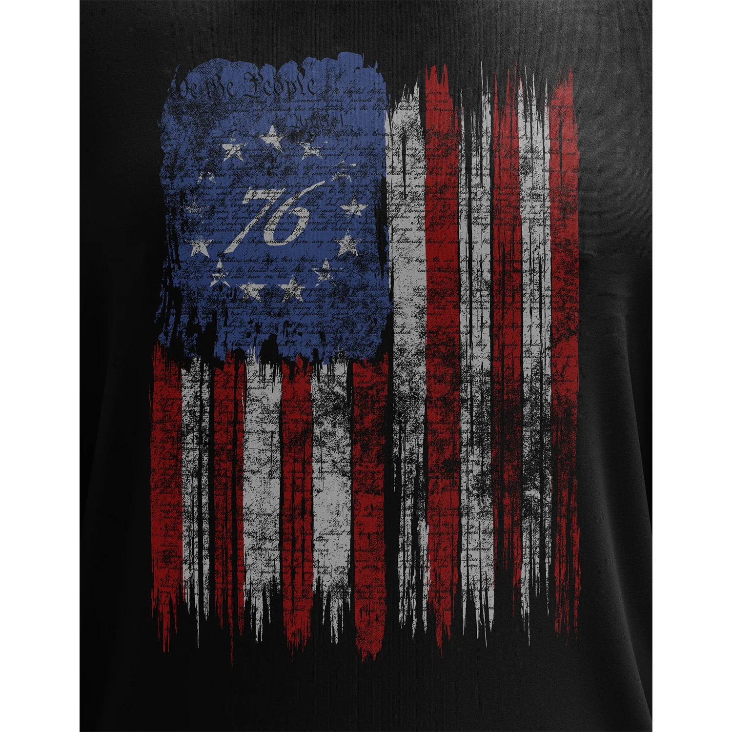 Tattered '76 Flag Long Sleeve Shirt - Image 3